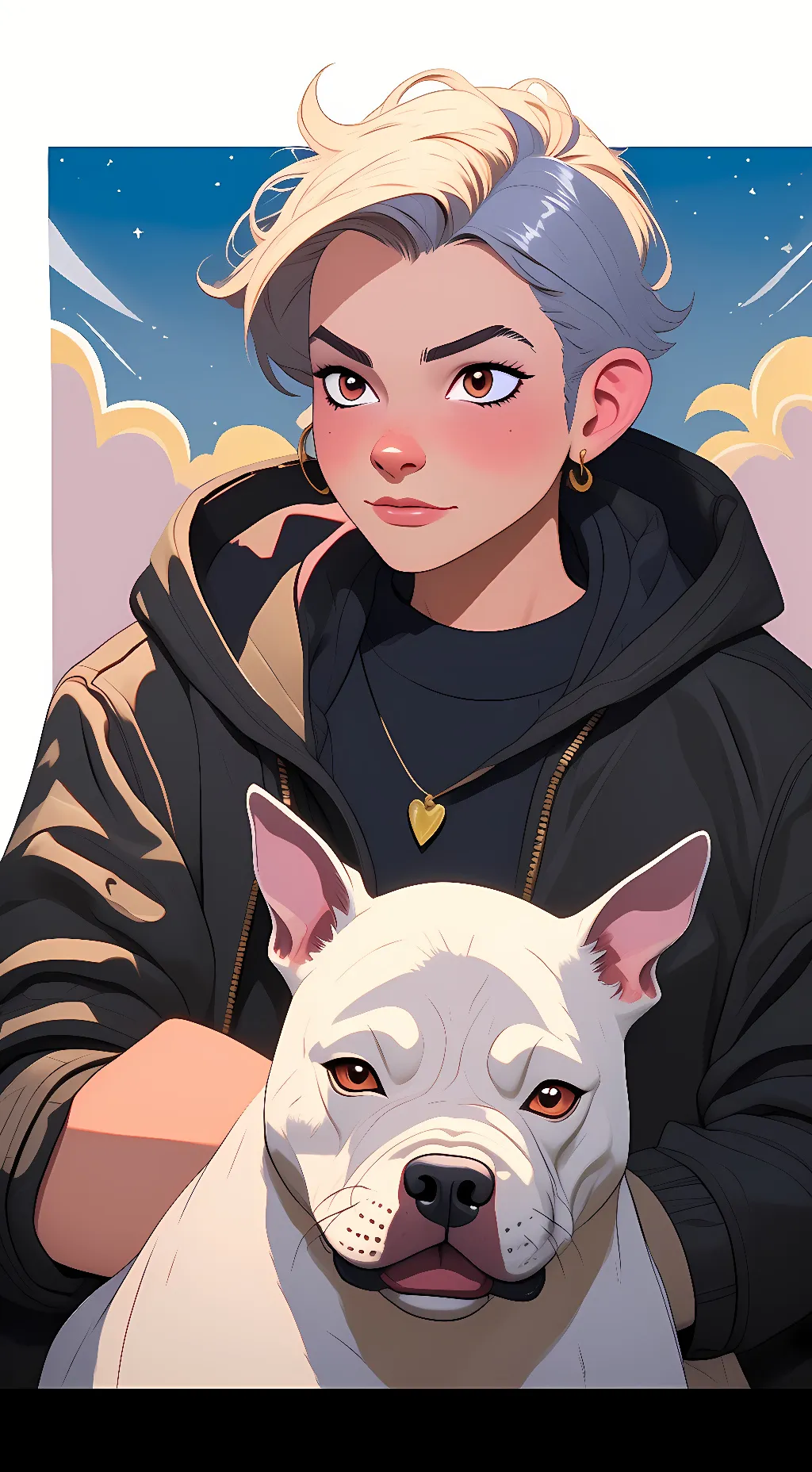 ai character: leo background