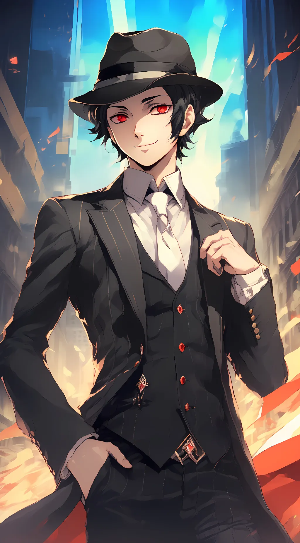 ai character: Muzan Kibutsuji background