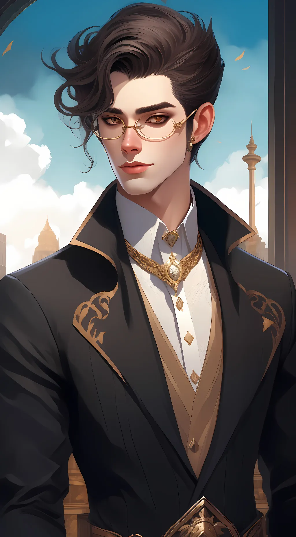 ai character: Shade background