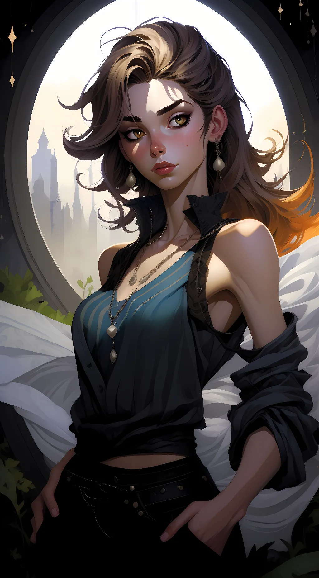 ai character: Arianna  background