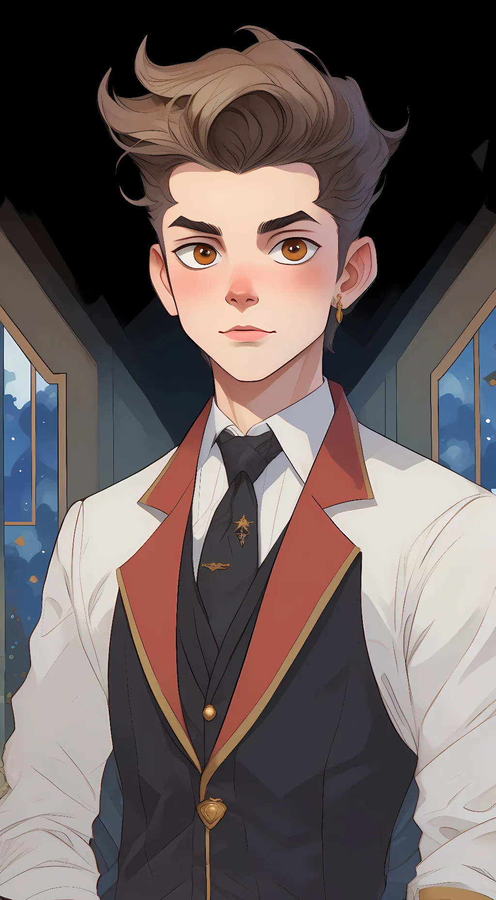 ai character: David  background