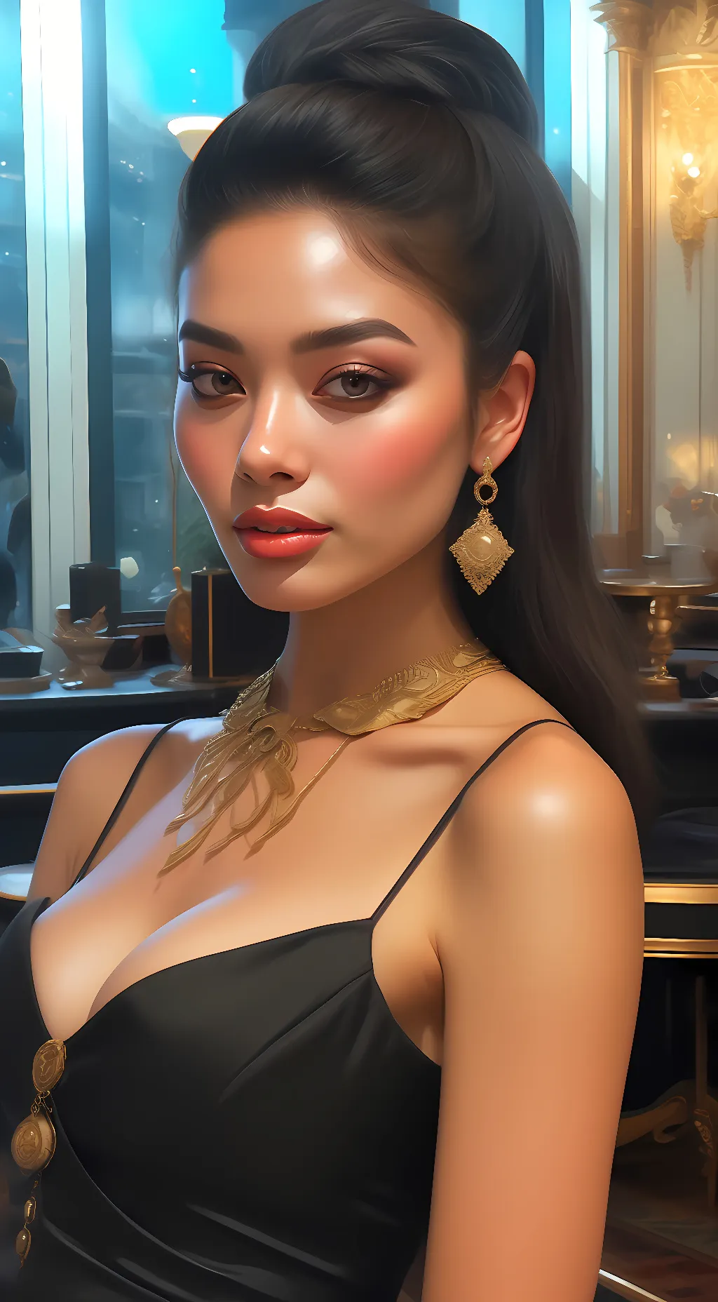 ai character: Maya background