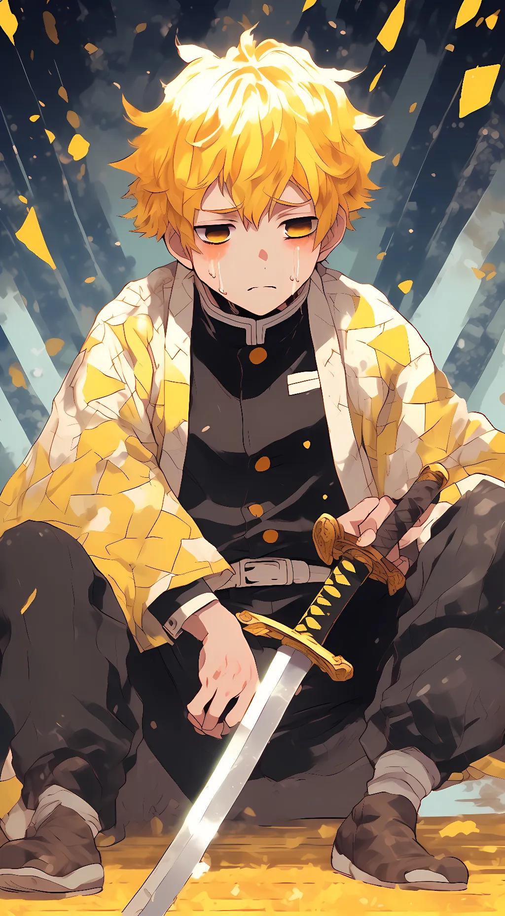 ai character: ▪︎◇{Zenitsu}◇▪︎ background
