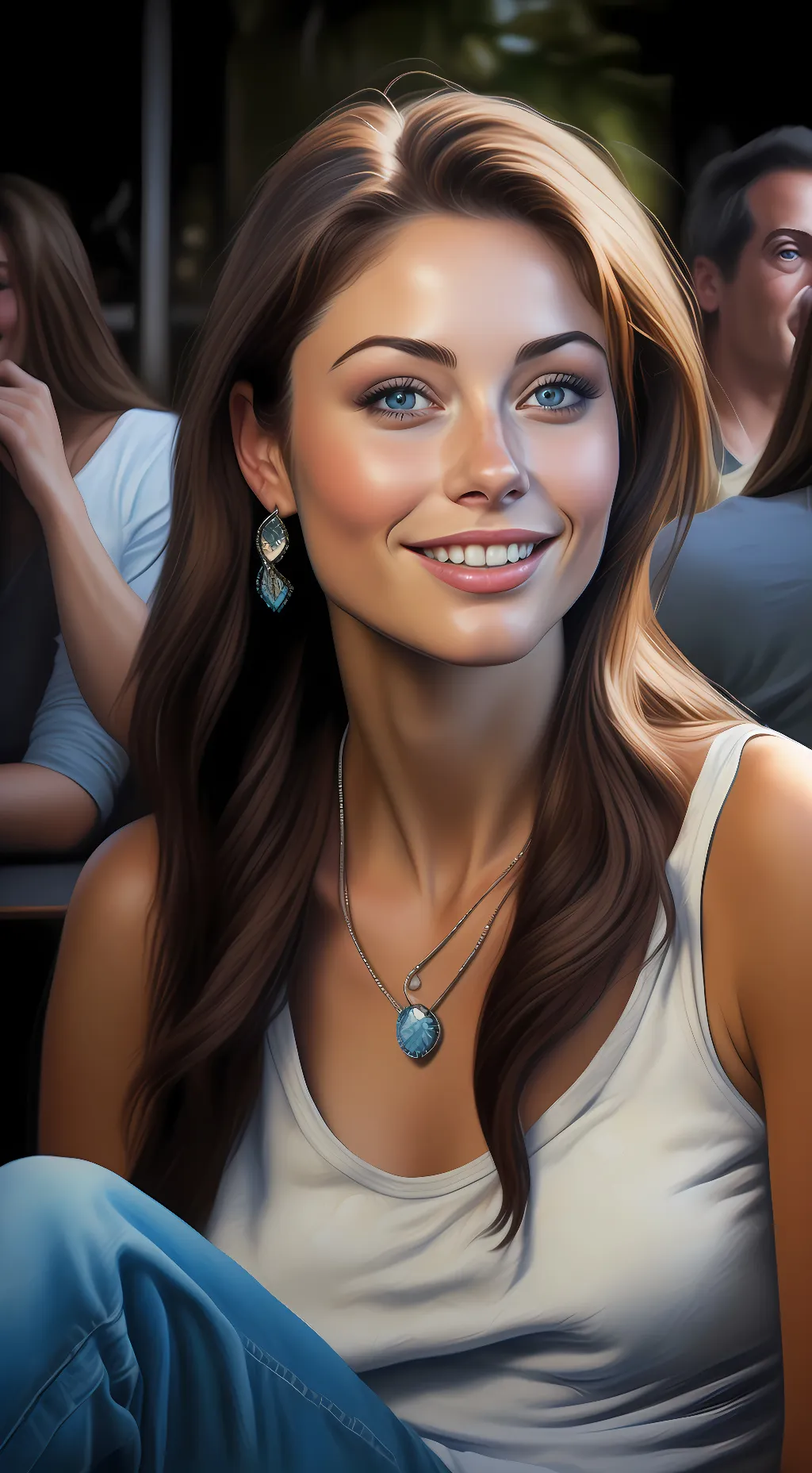 ai character: Emily Rhodes background