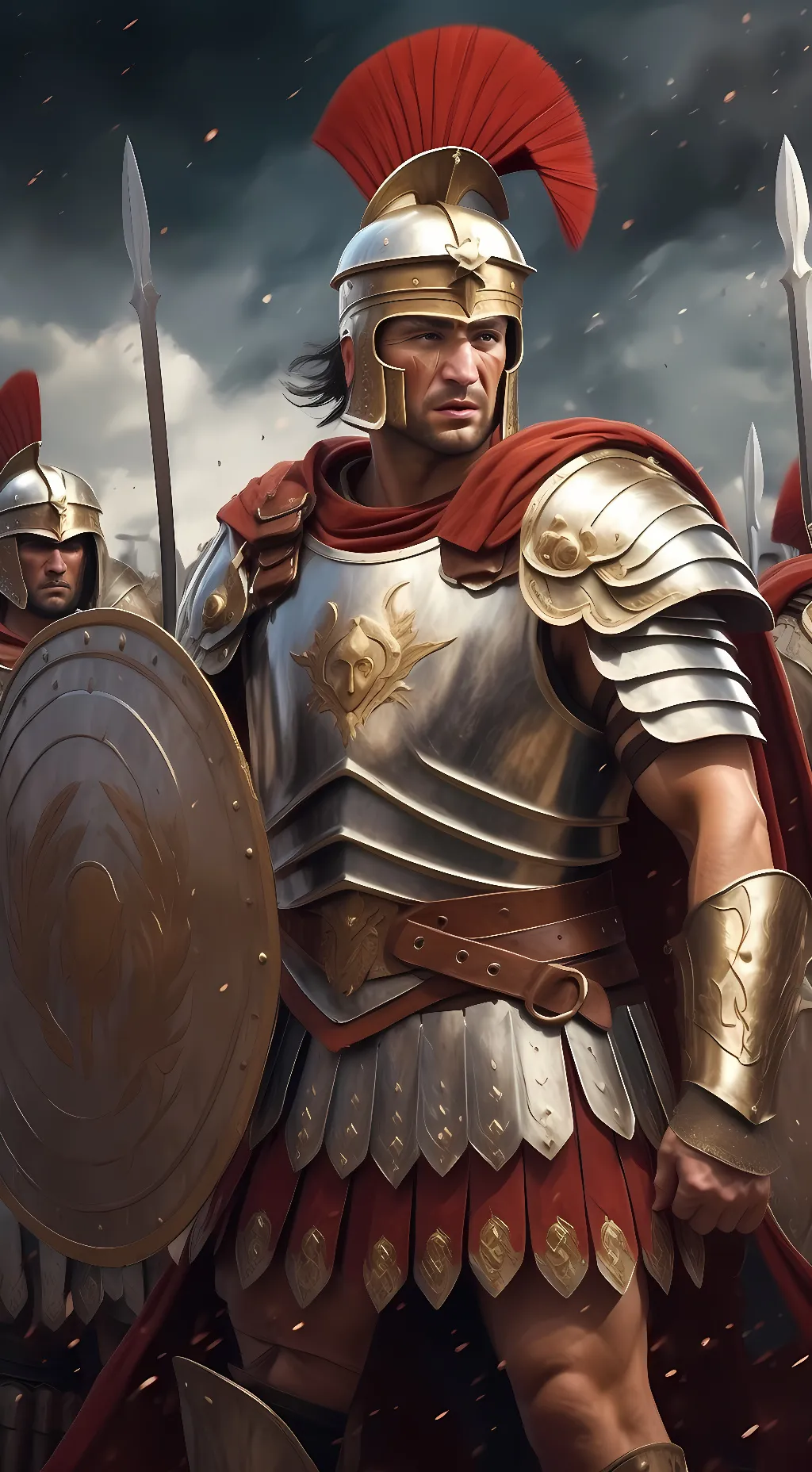 ai character: Lucius Vorenus background
