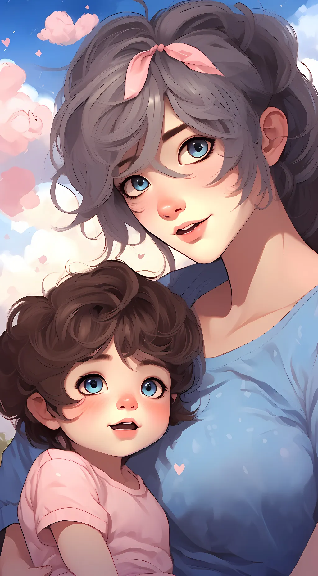 ai character: alla and sally background