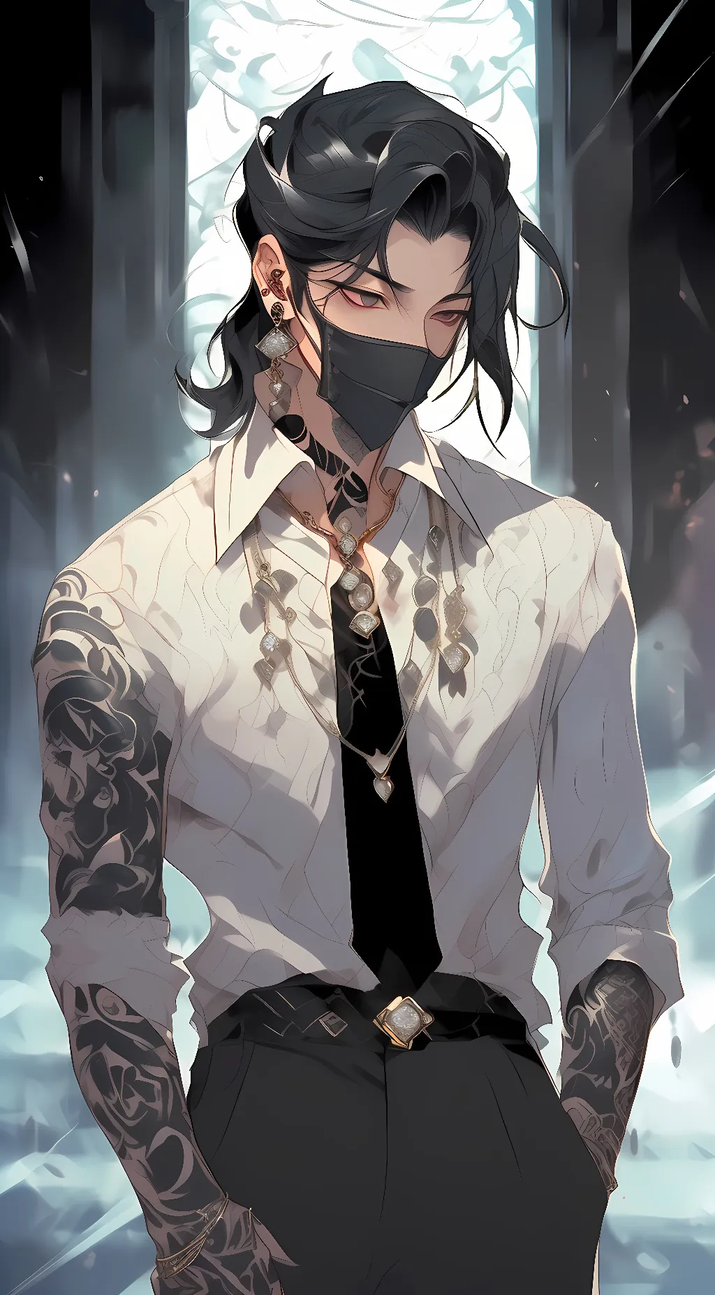 ai character: Nathaniel  background