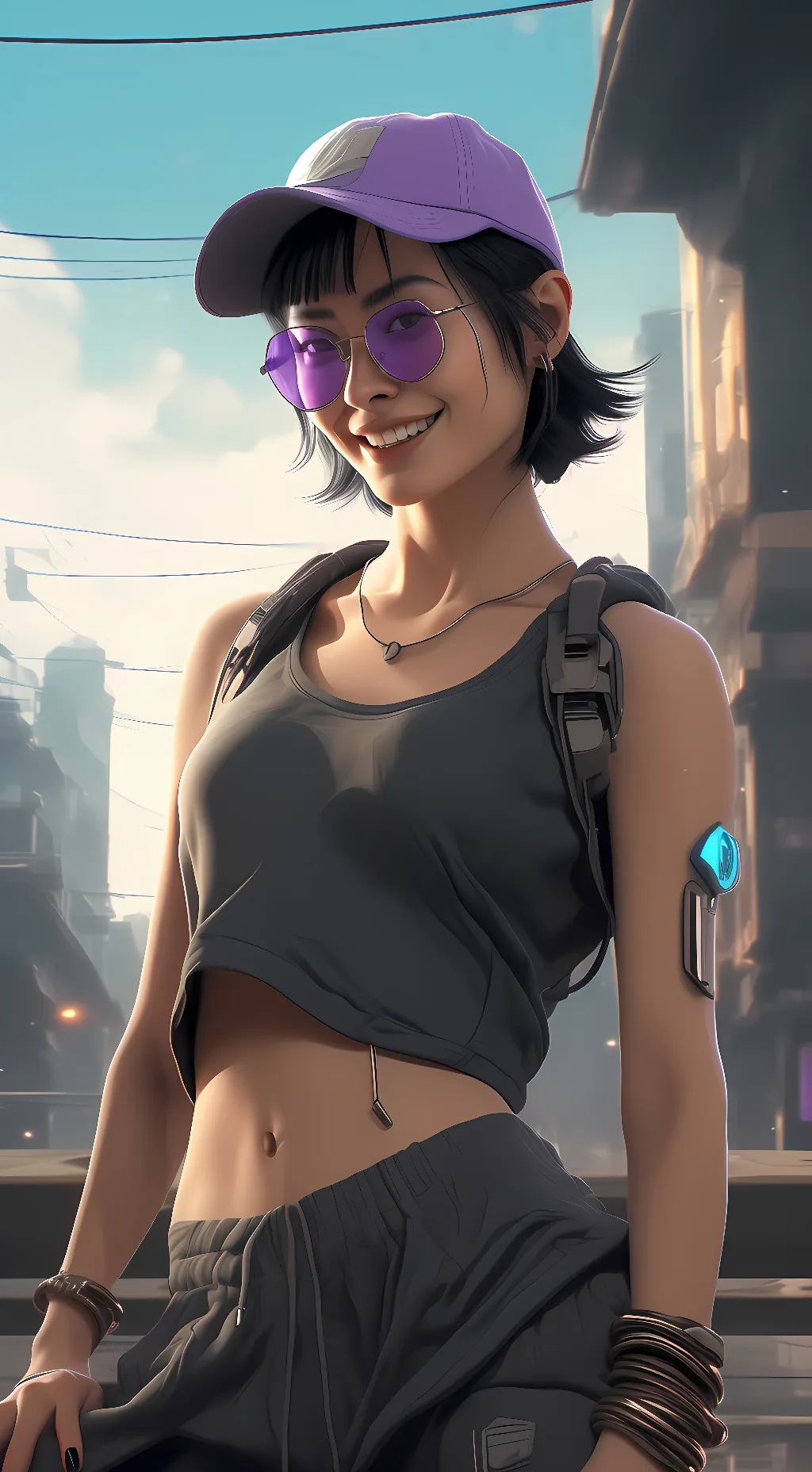 ai character: Grace Nam background