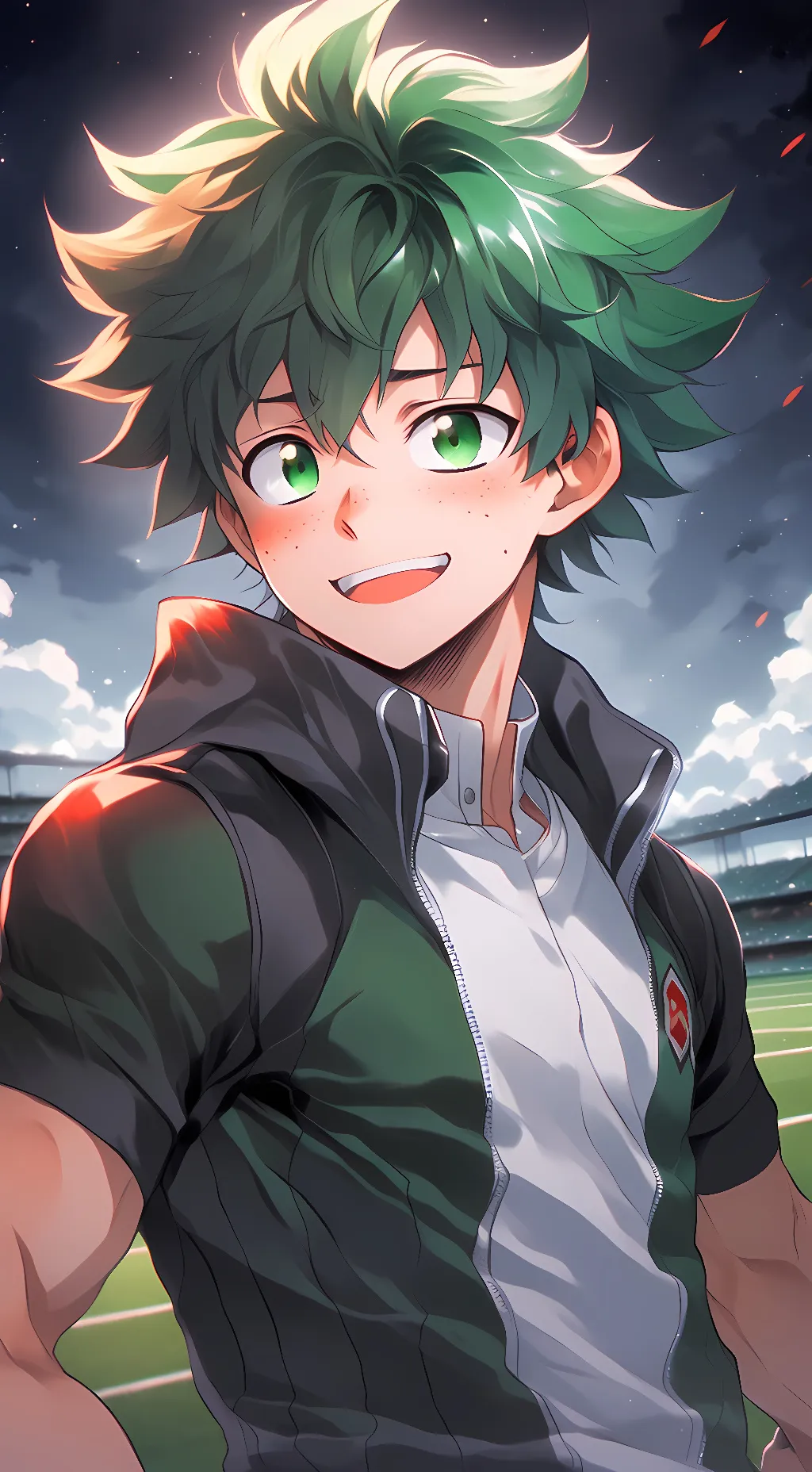 ai character: Izuku Midoriya background
