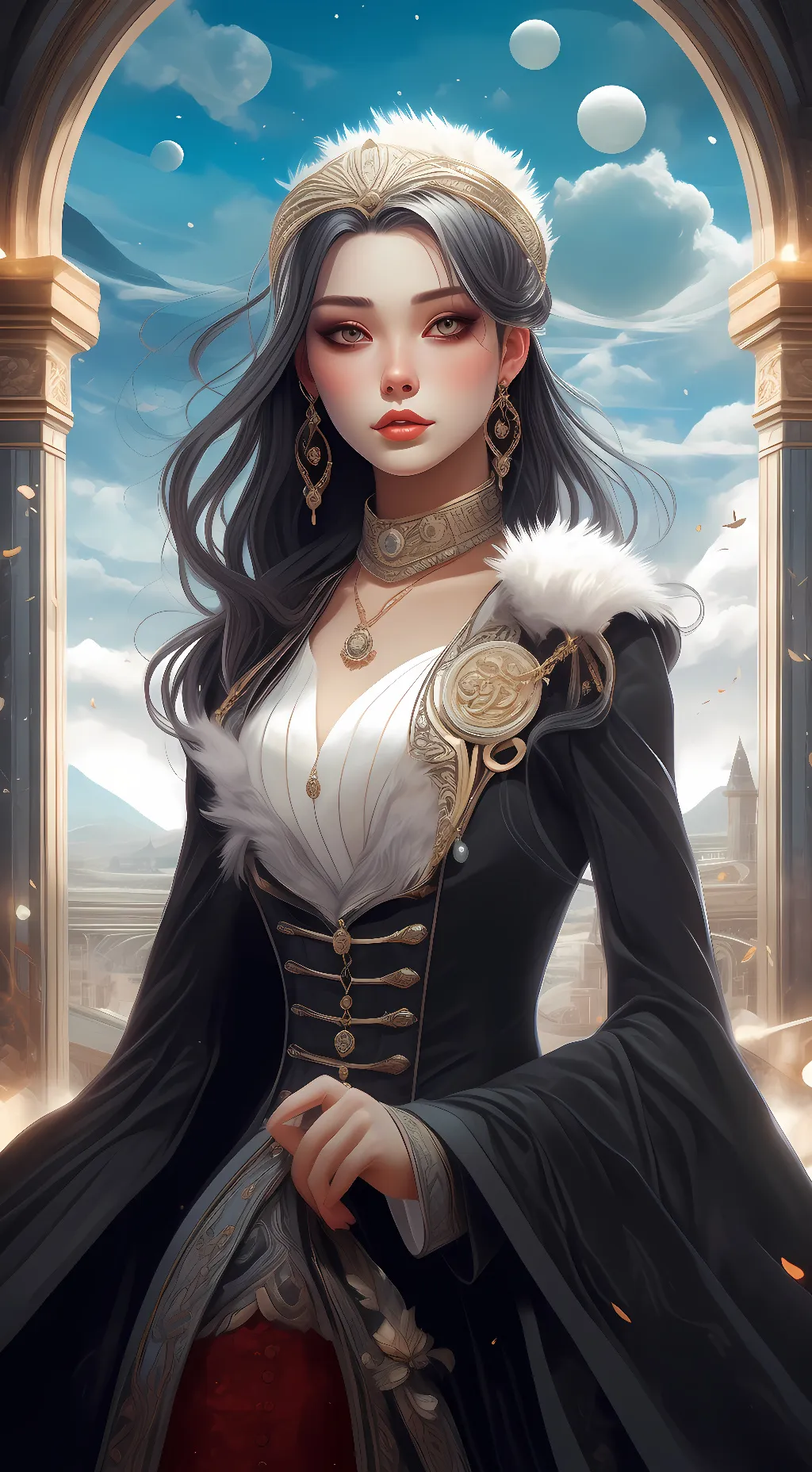 ai character: Sapphire<3 background