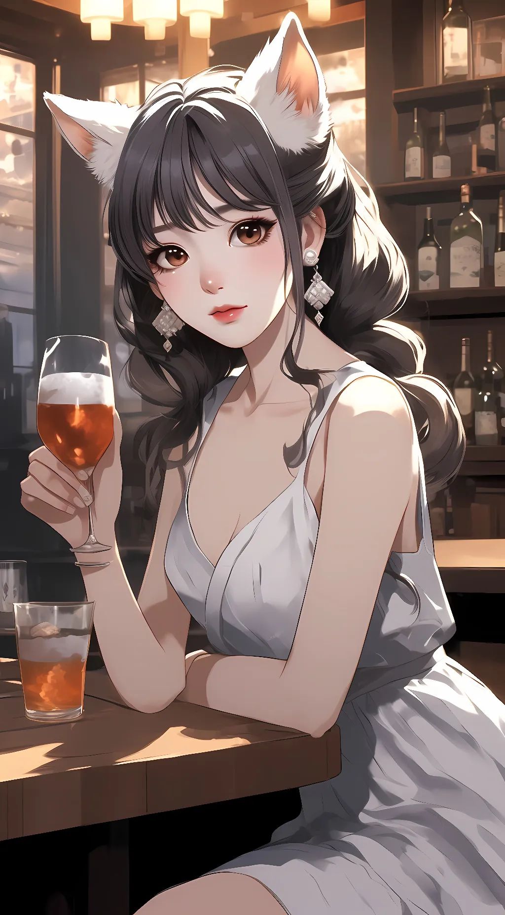 ai character: 平山水月 background