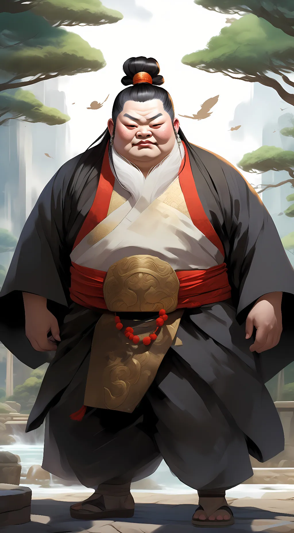 ai character: Jinbe background