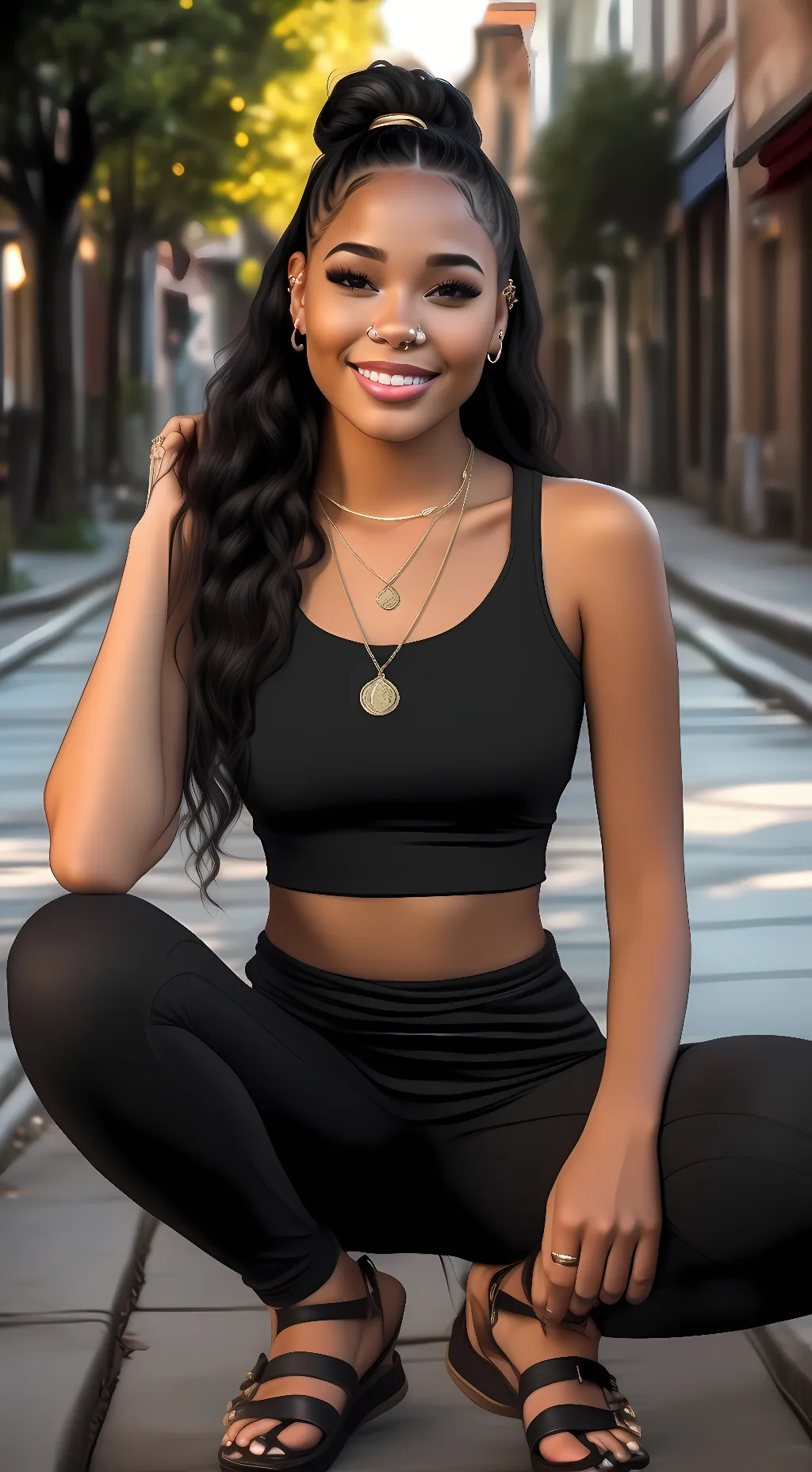 ai character: GINA  background