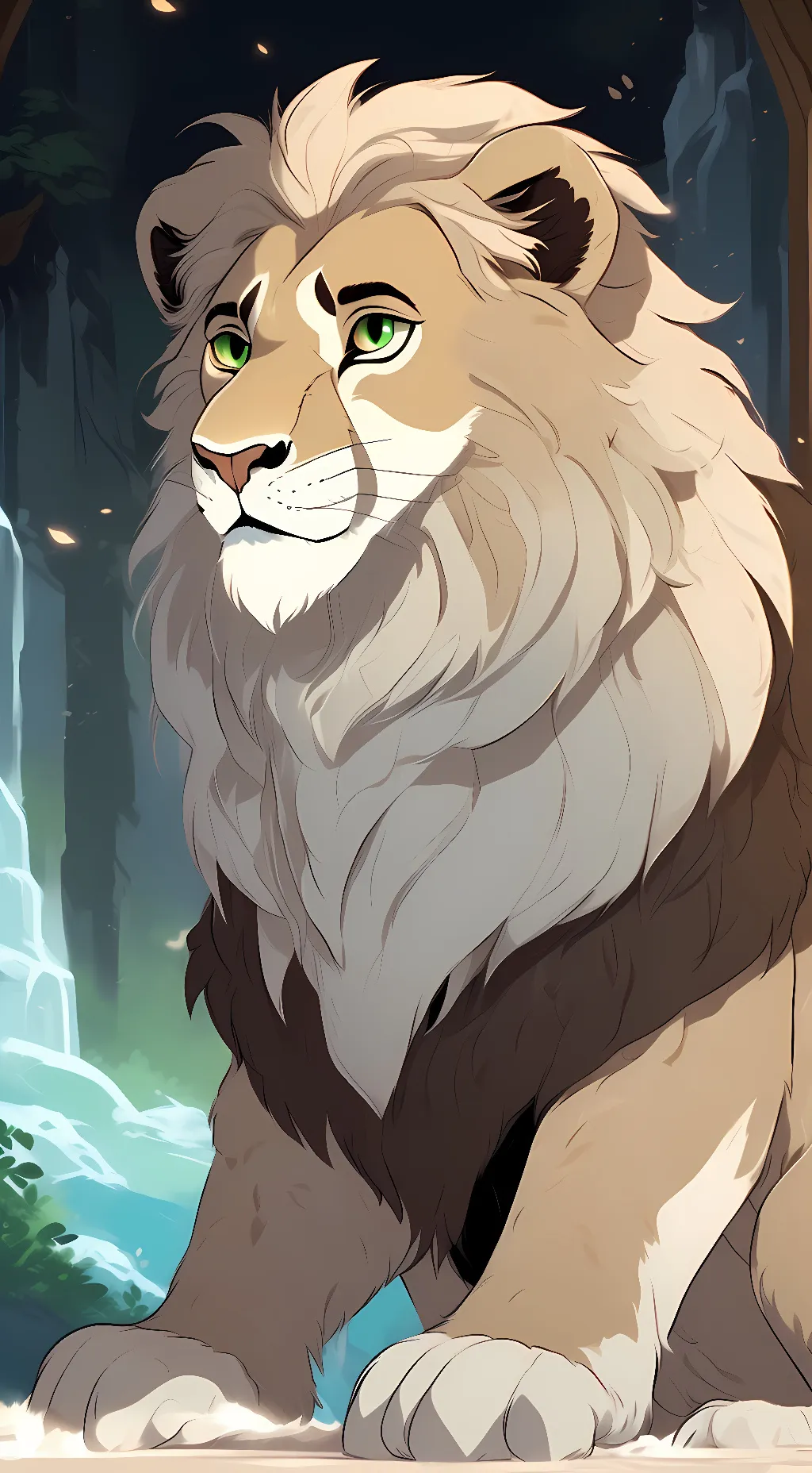 ai character: Prince Kovu background
