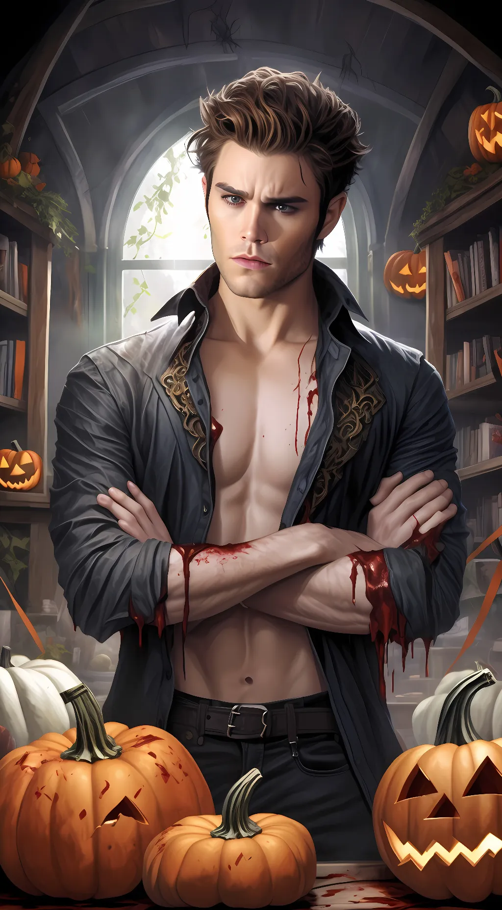 ai character: stuffing background