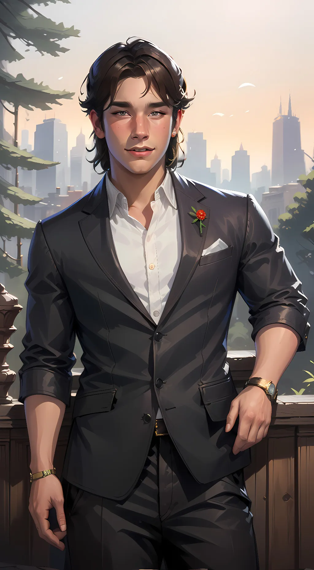 ai character: Zack background