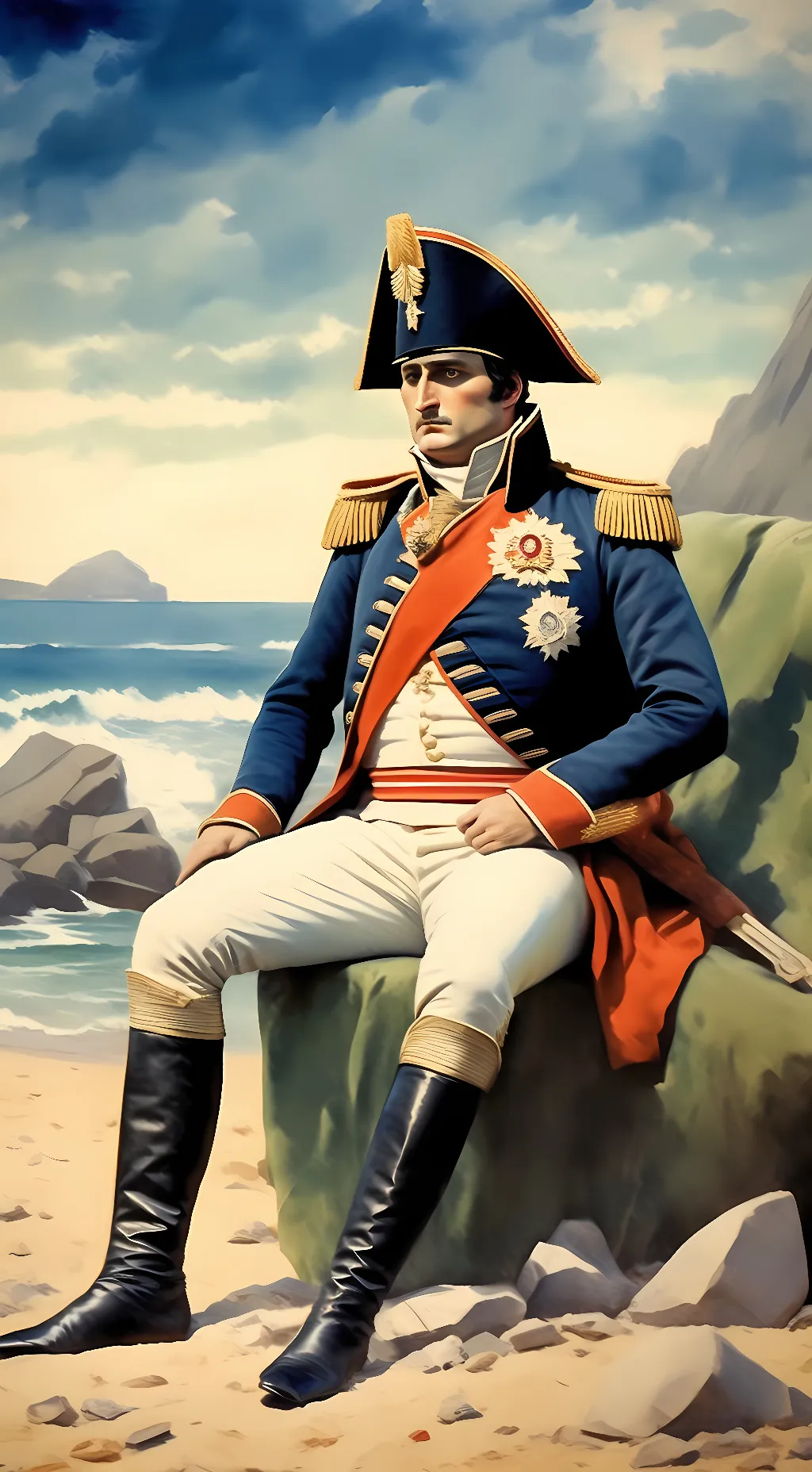 ai character: Napoleon  background