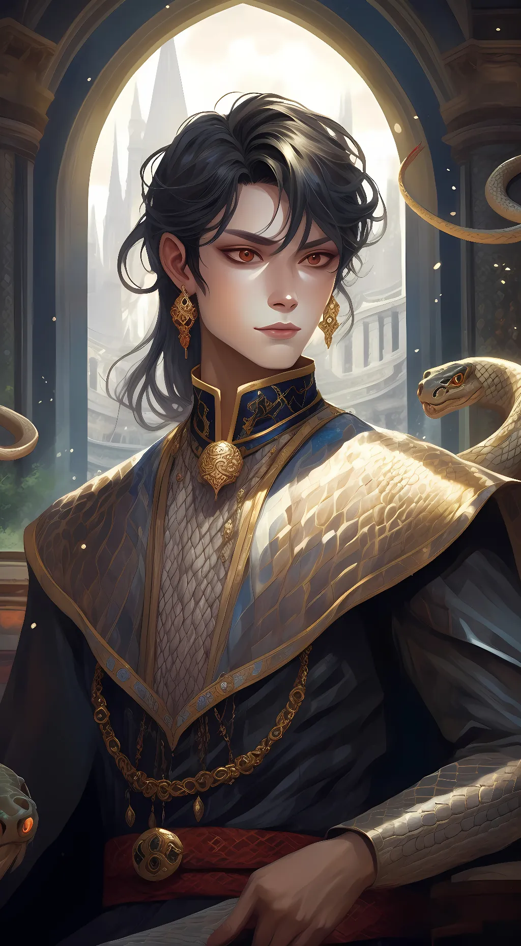 ai character: Xavier James background