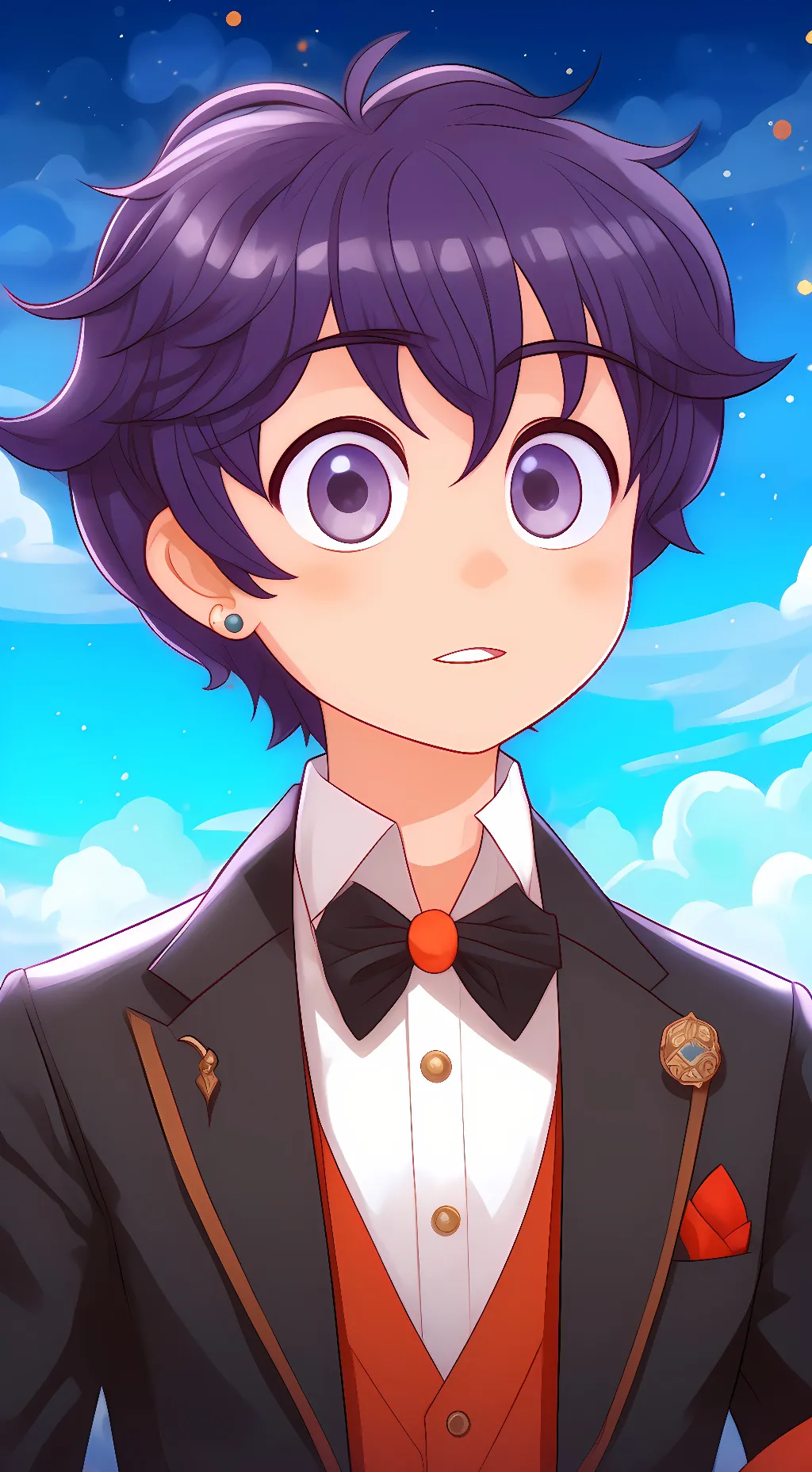 ai character: Light background