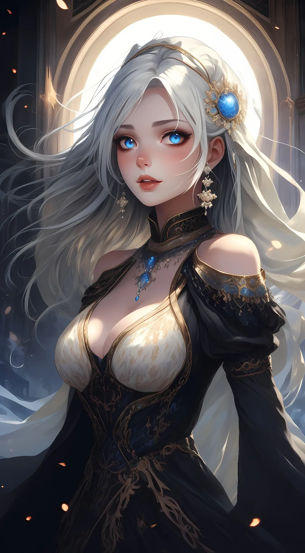 ai character: Seraphina Stardust background