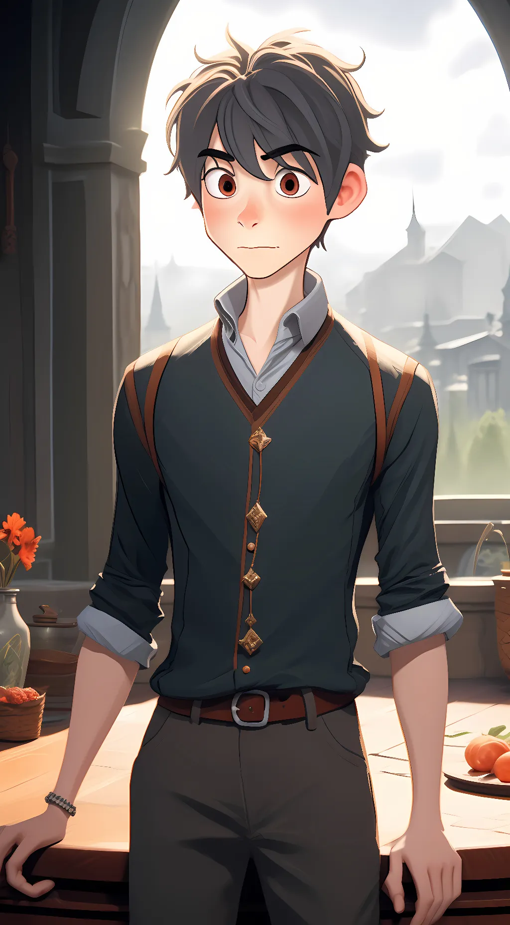 ai character: remy background