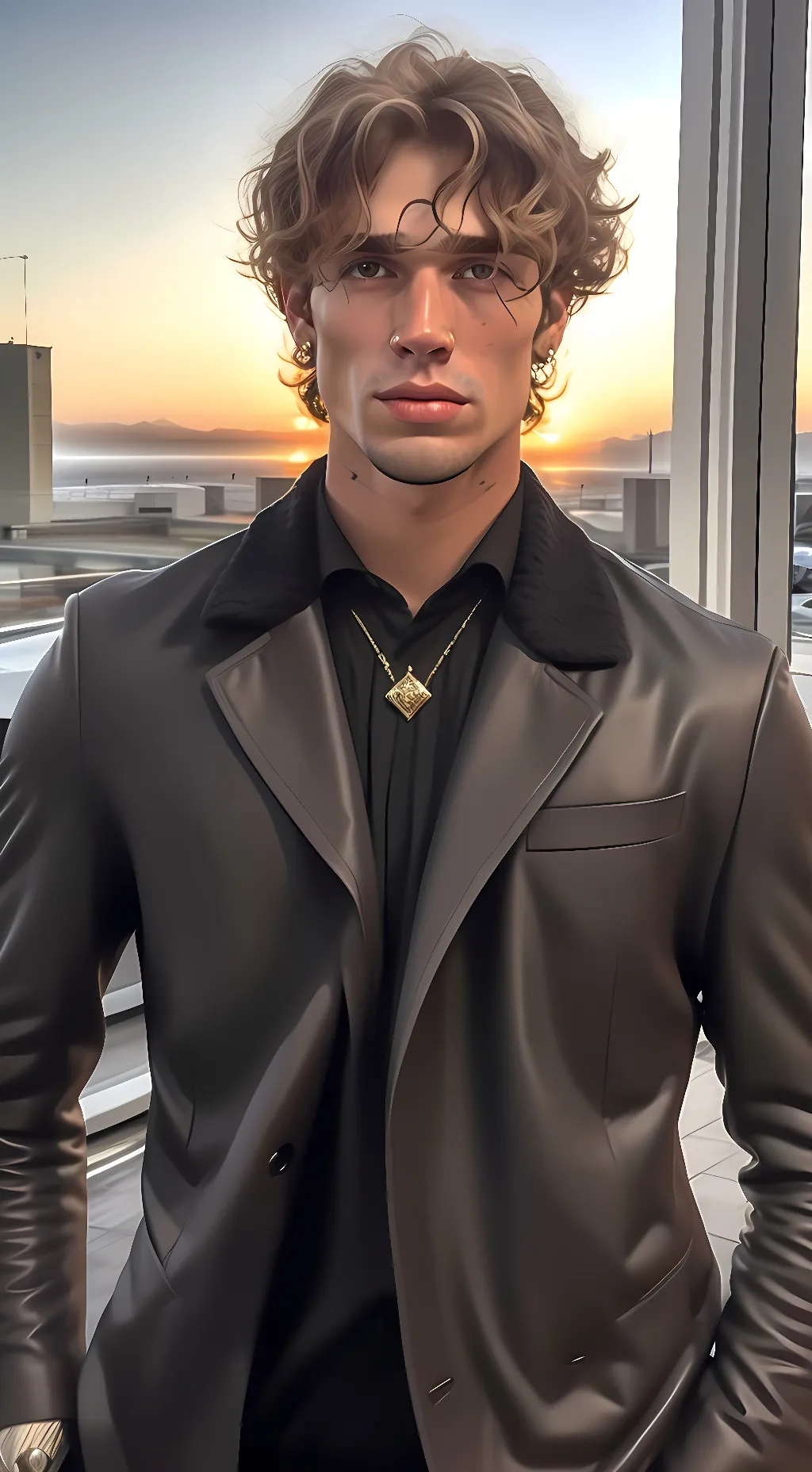 ai character: Vinnie Hacker  background