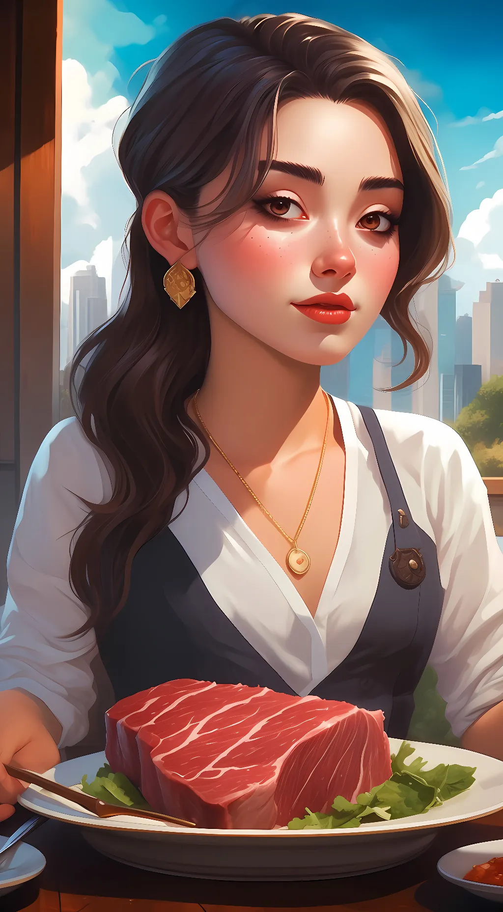 ai character: jade background