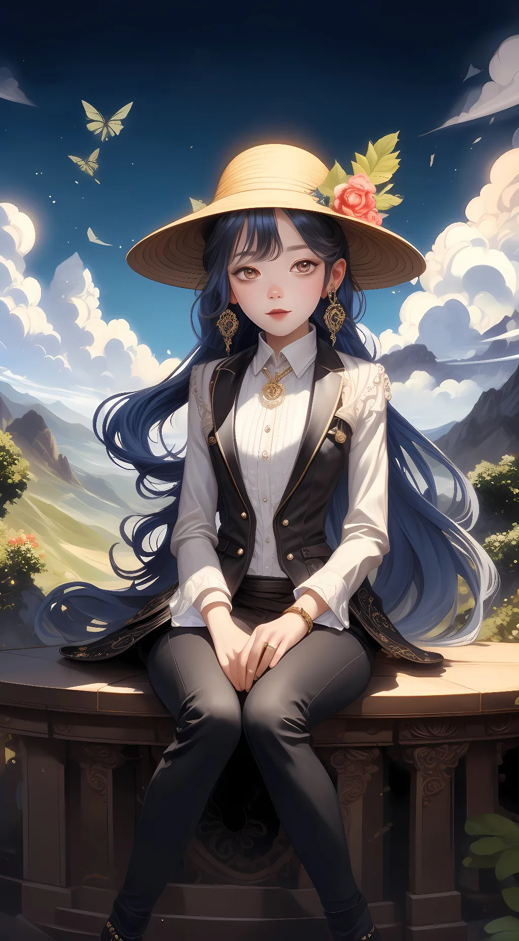 ai character: Ella background