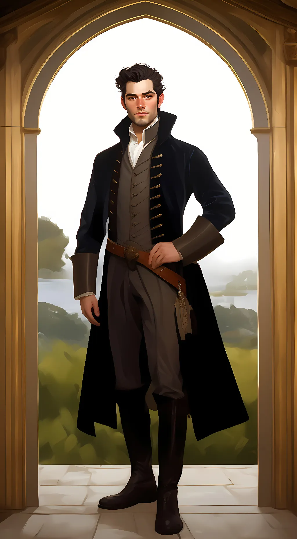 ai character: Eteled and mack background