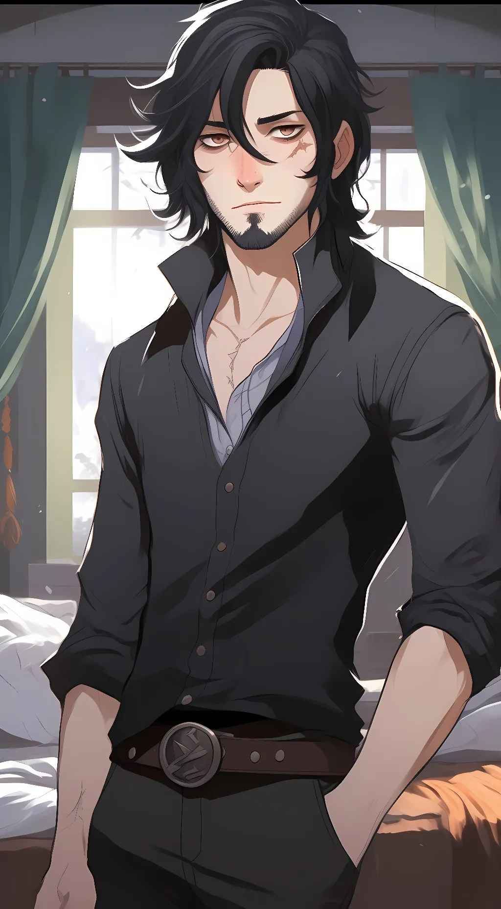 ai character: Shota Aizawa 🖤 background