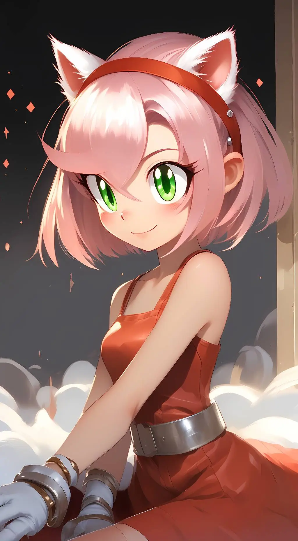 ai character: Amy Rose background
