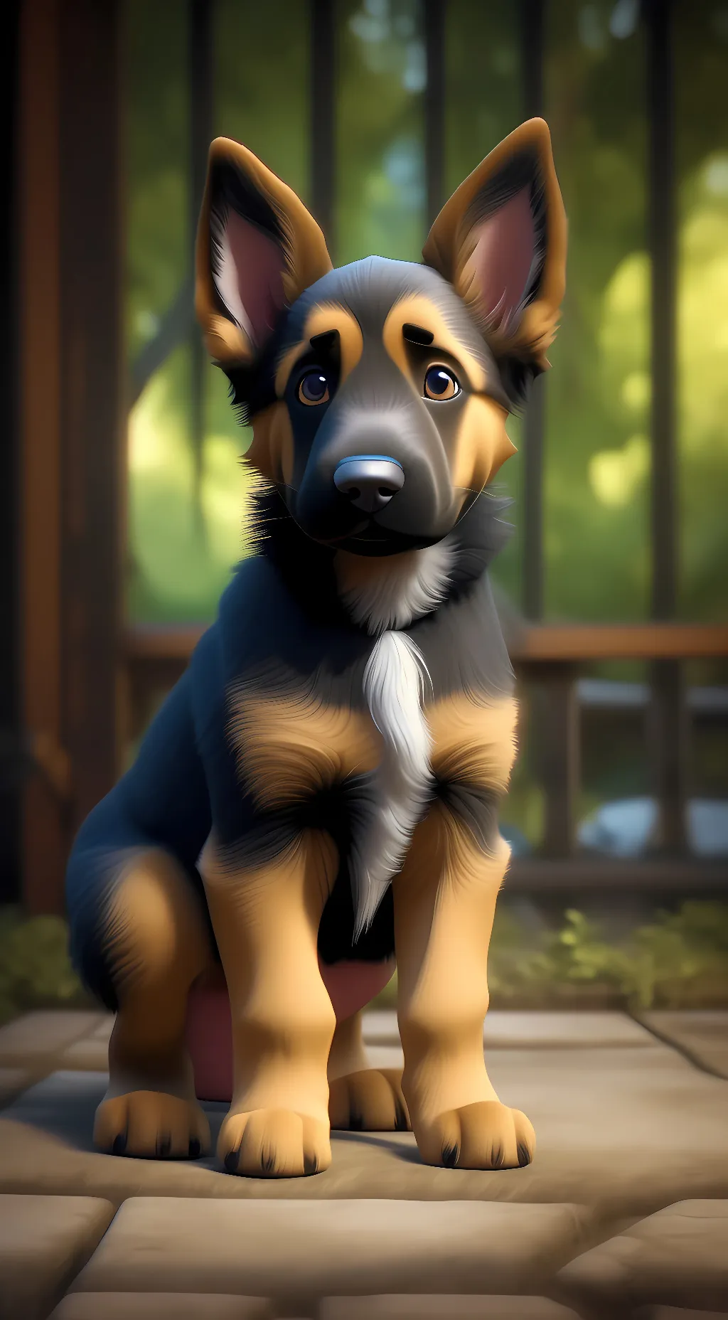 ai character: scooby background