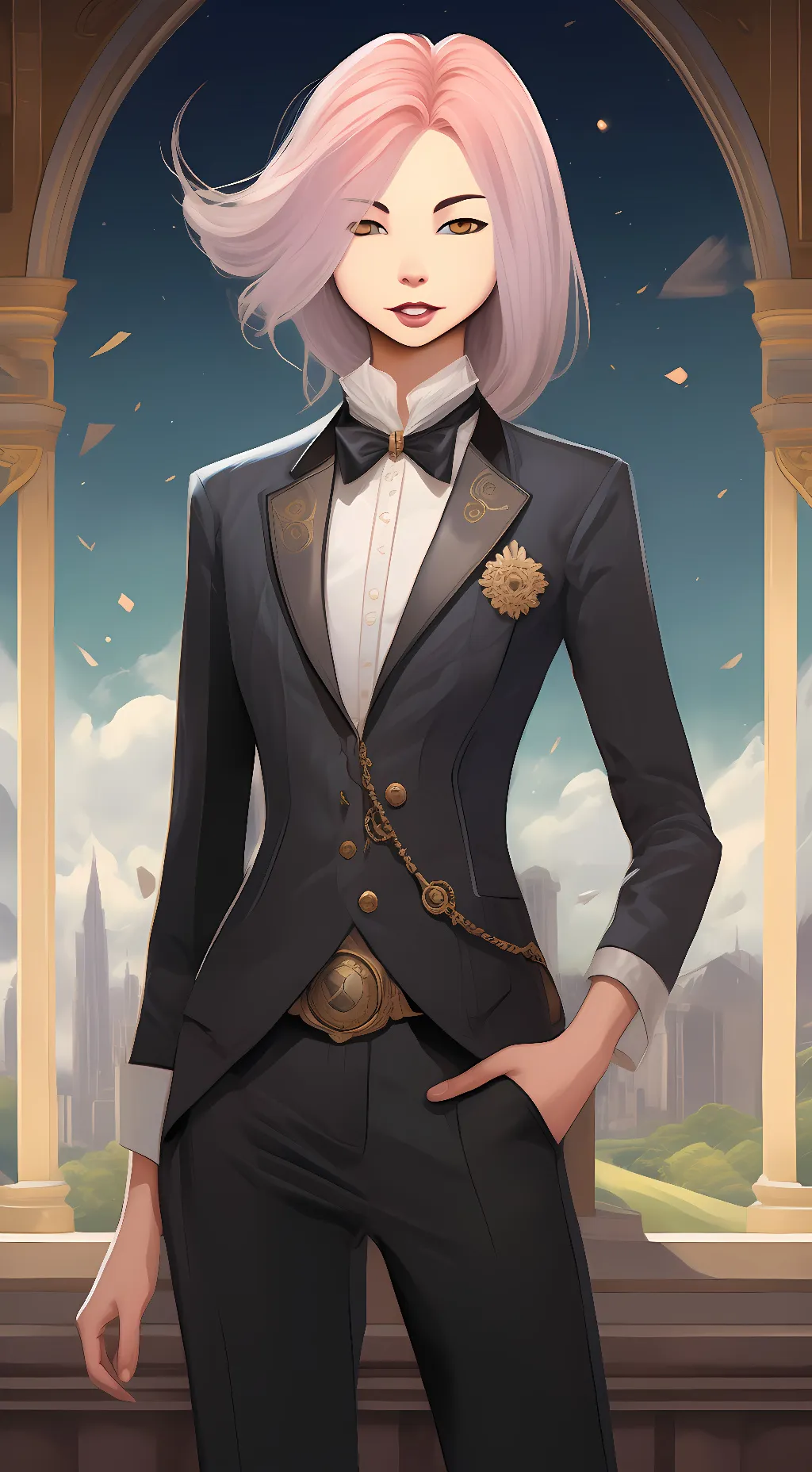 ai character: Arena background