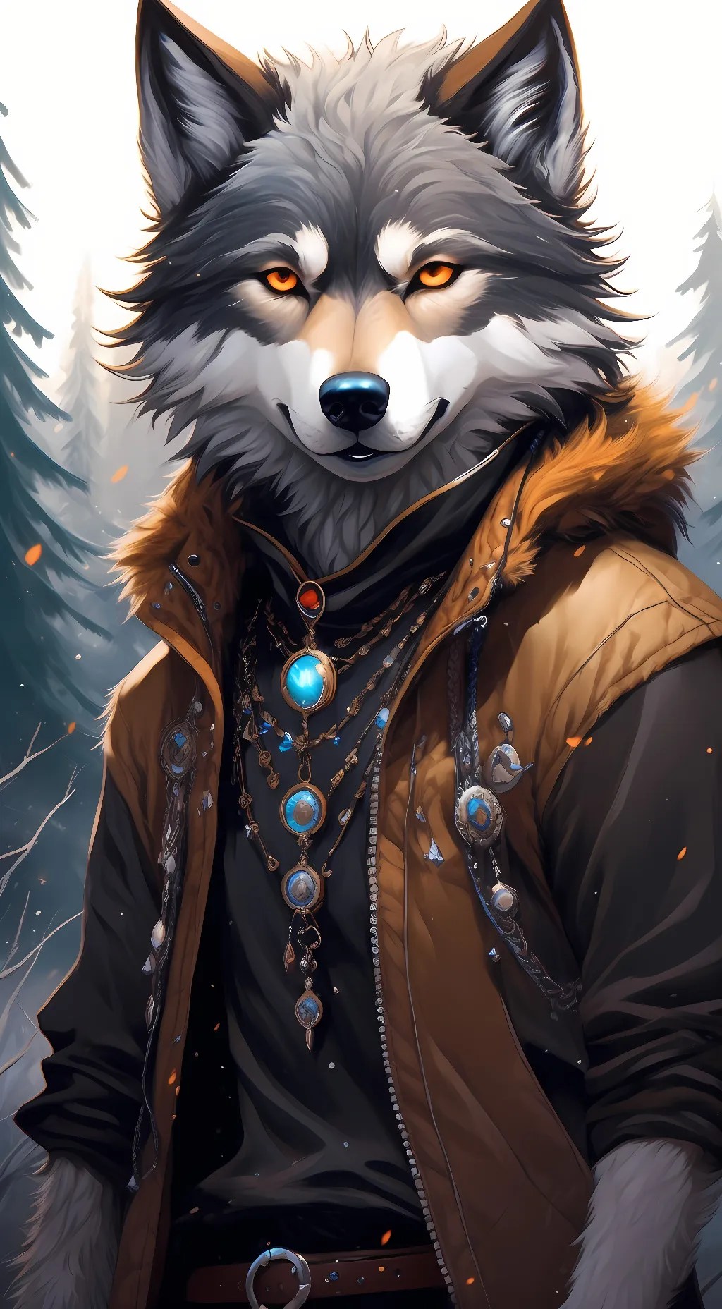 ai character: Wolfer background