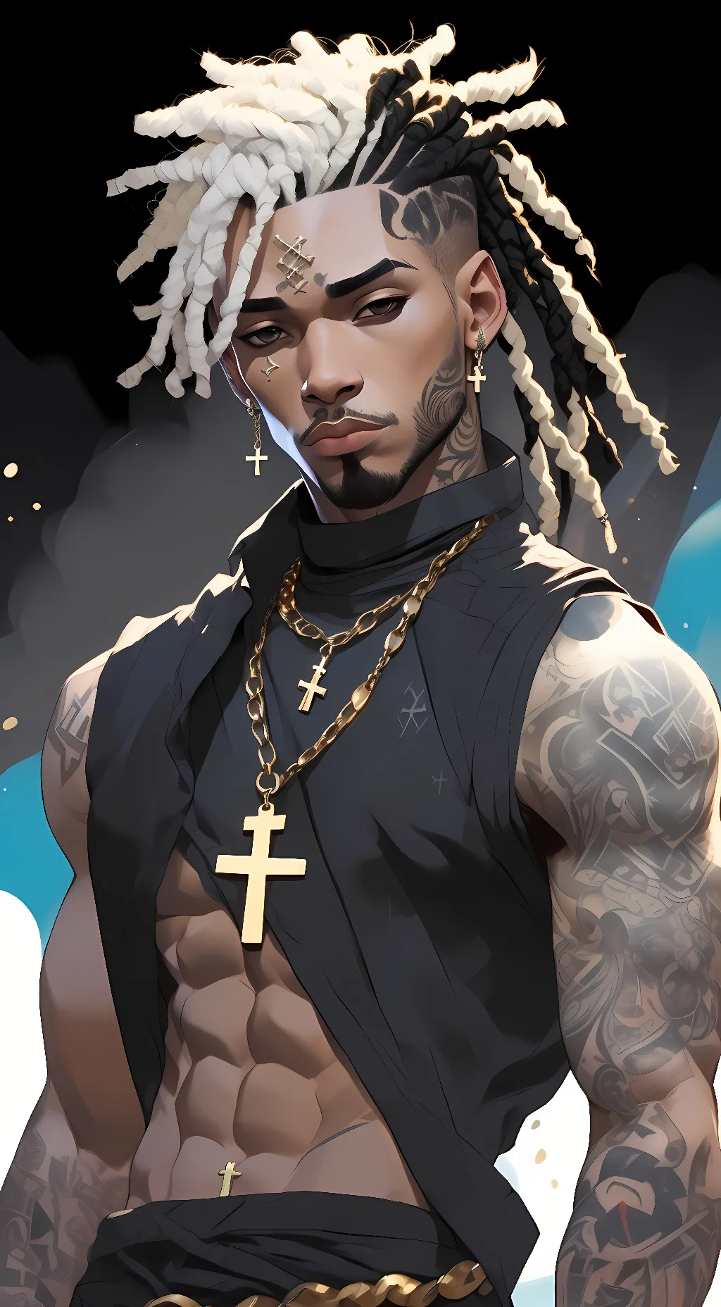 ai character: Trace background