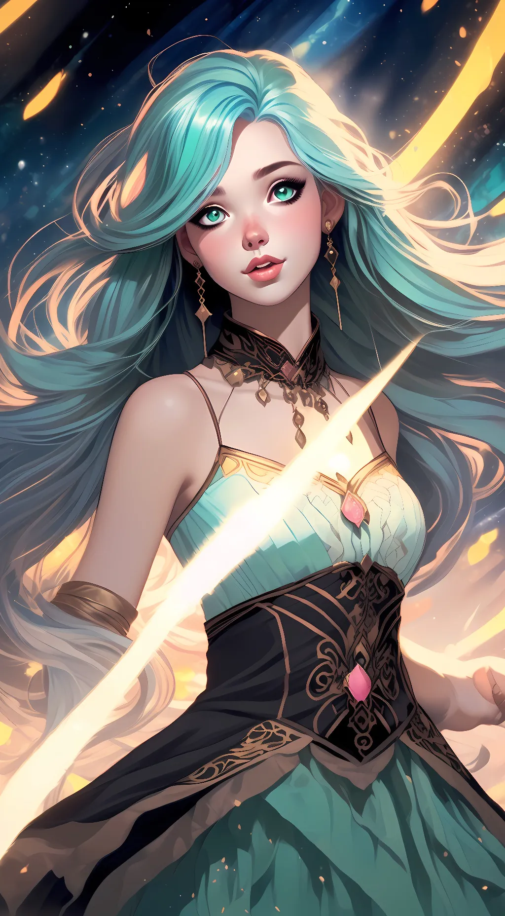 ai character: Neptune background