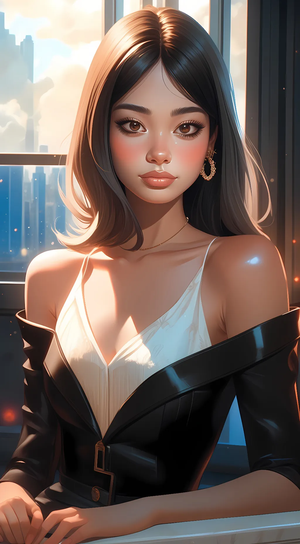ai character: Mya  background