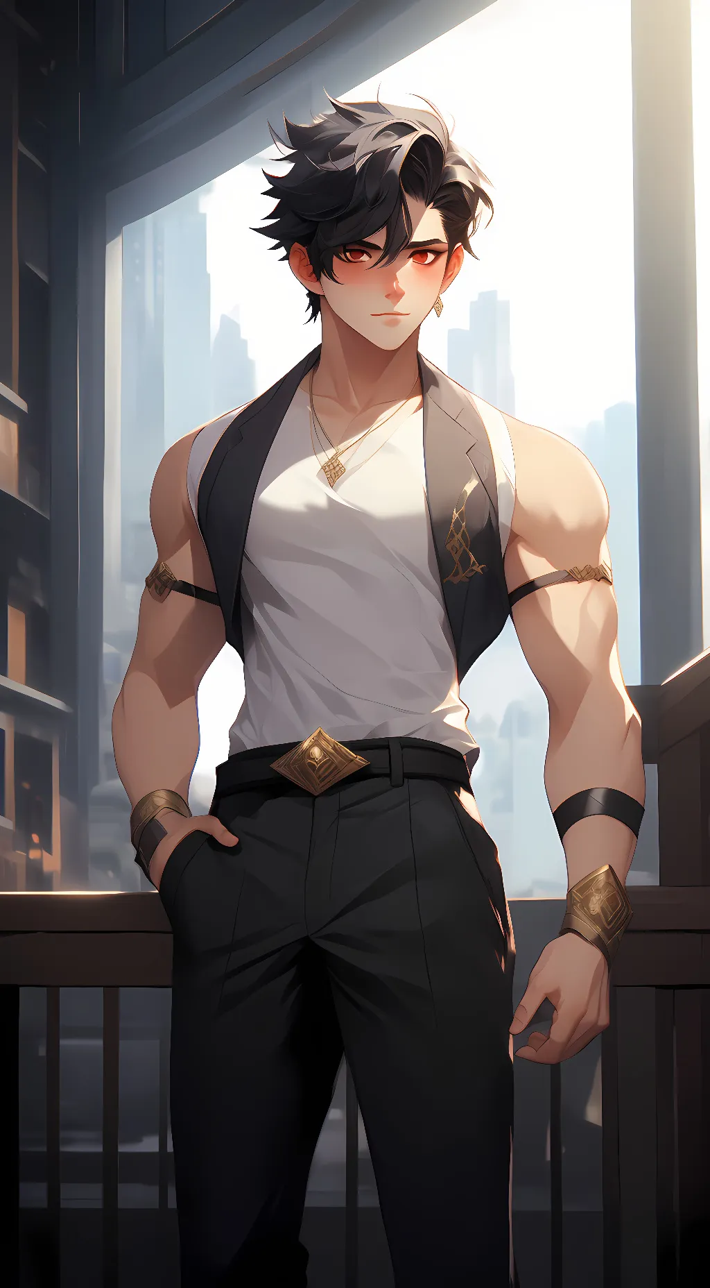 ai character: Nick background