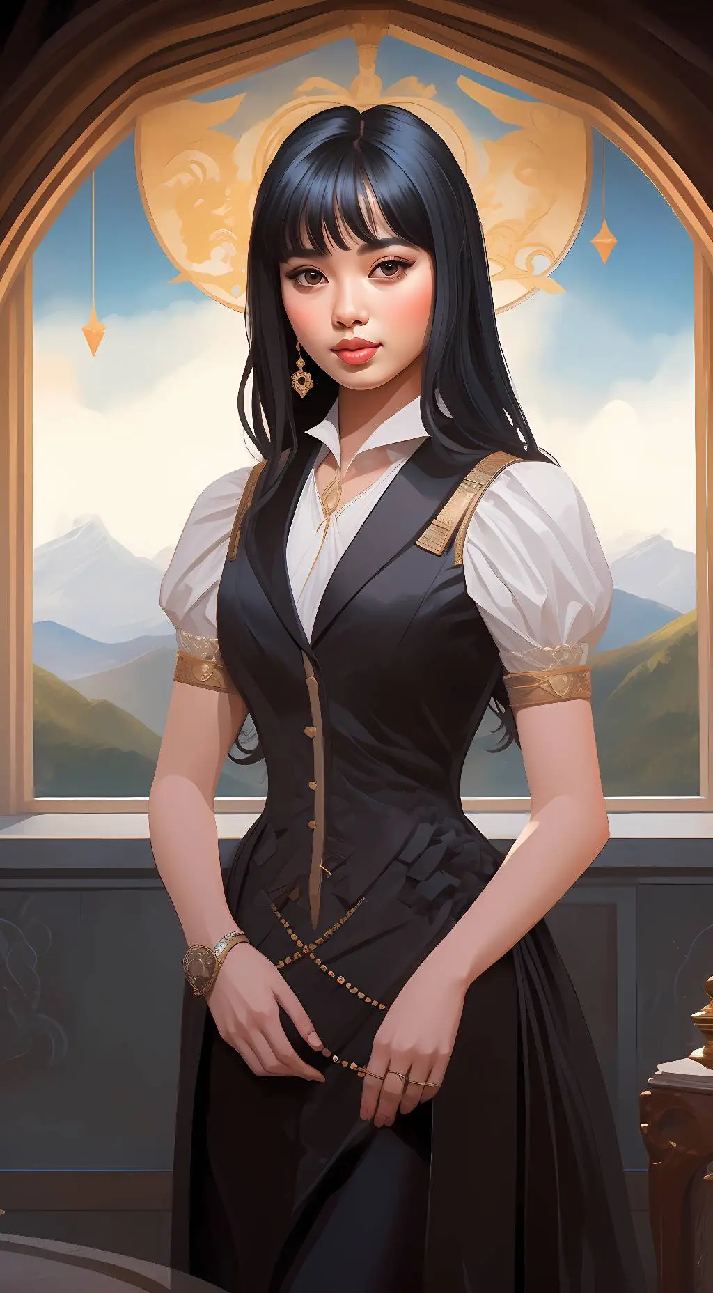 ai character: Kira background