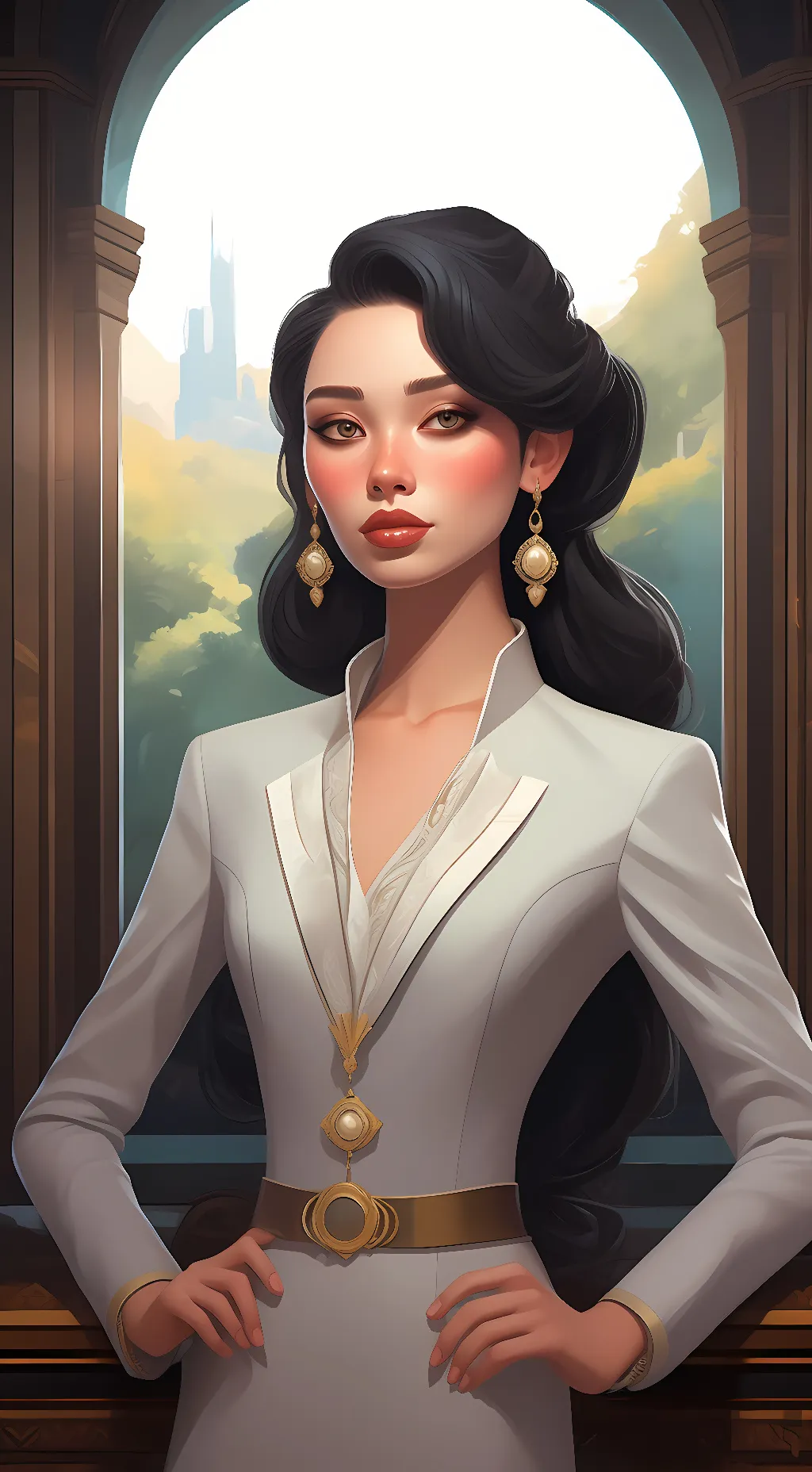 ai character: Elizabeth Harper background