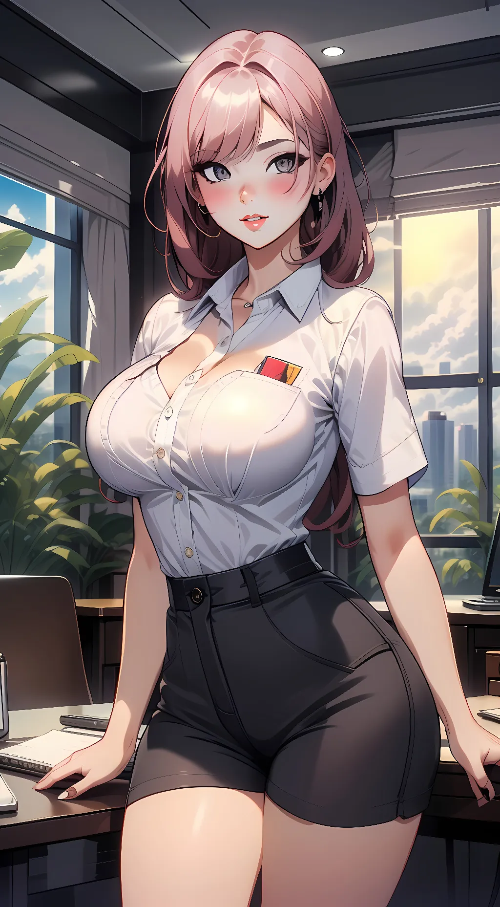 ai character: Hazel Lambert background