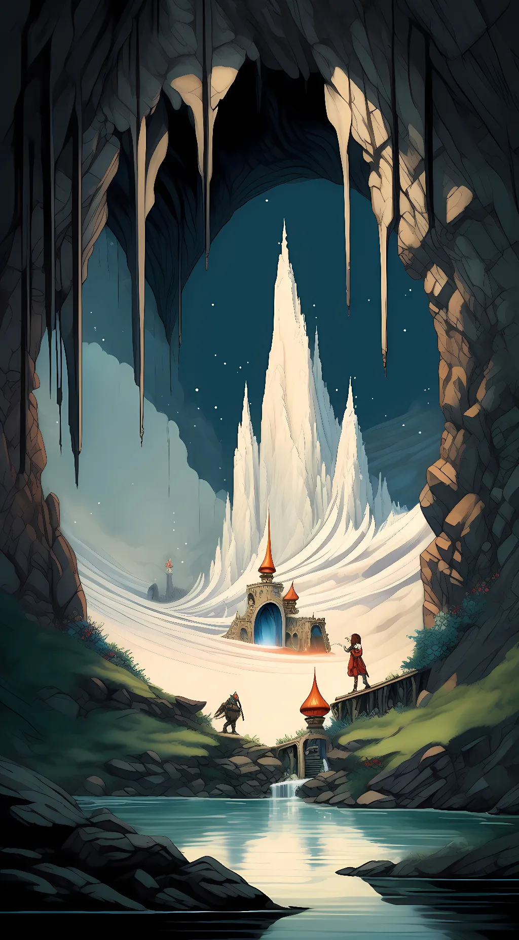 ai character: Adventure game background