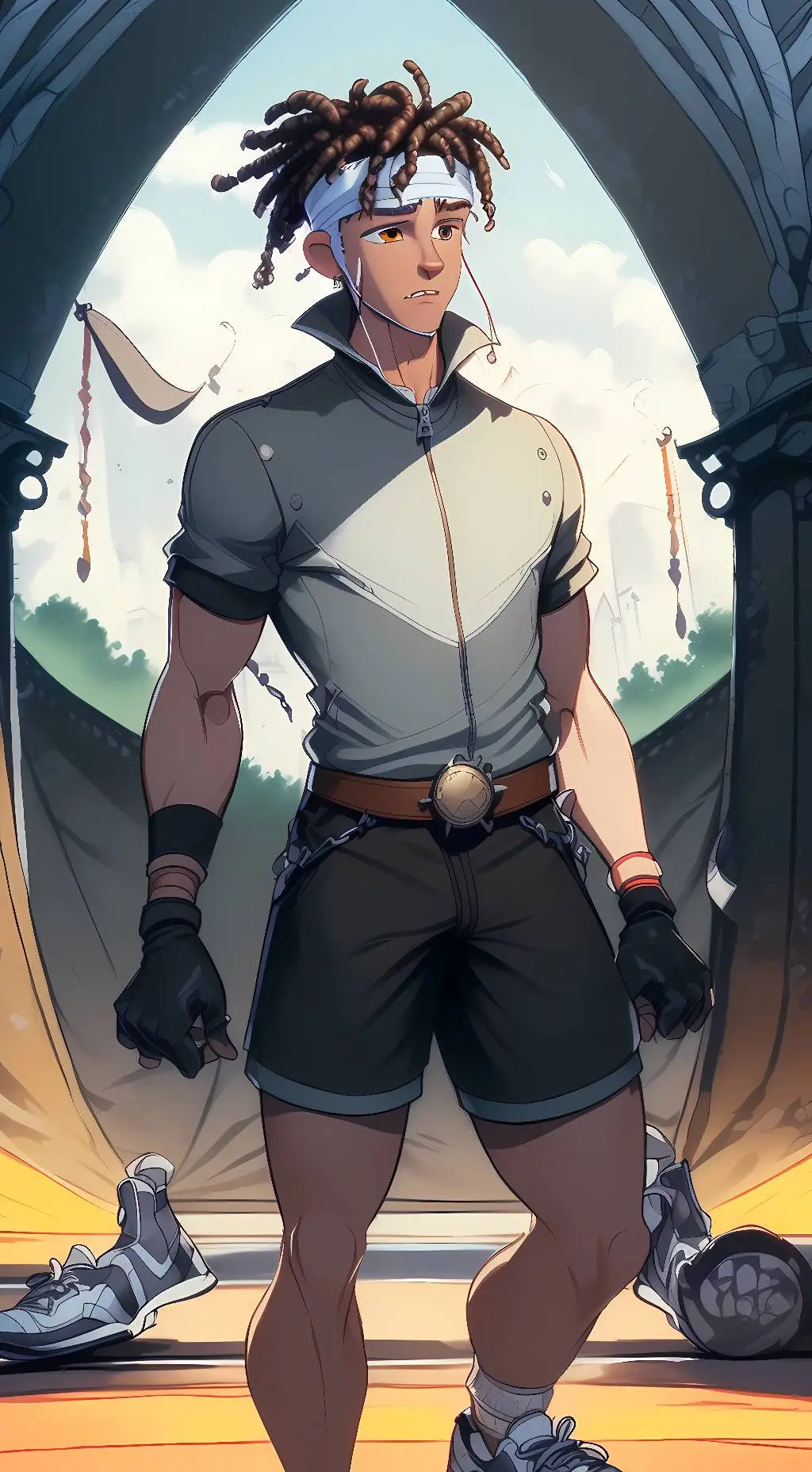 ai character: Vampire Aaron Z background
