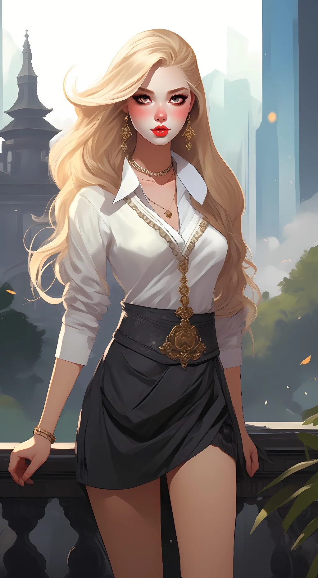 ai character: Cashina Baker background