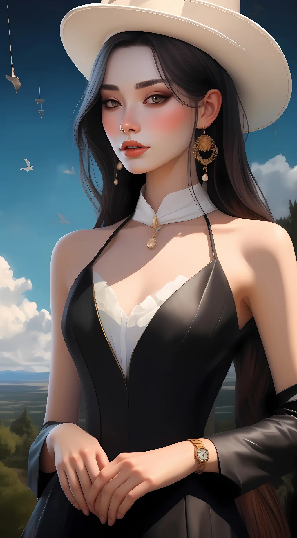 ai character: Gwen background