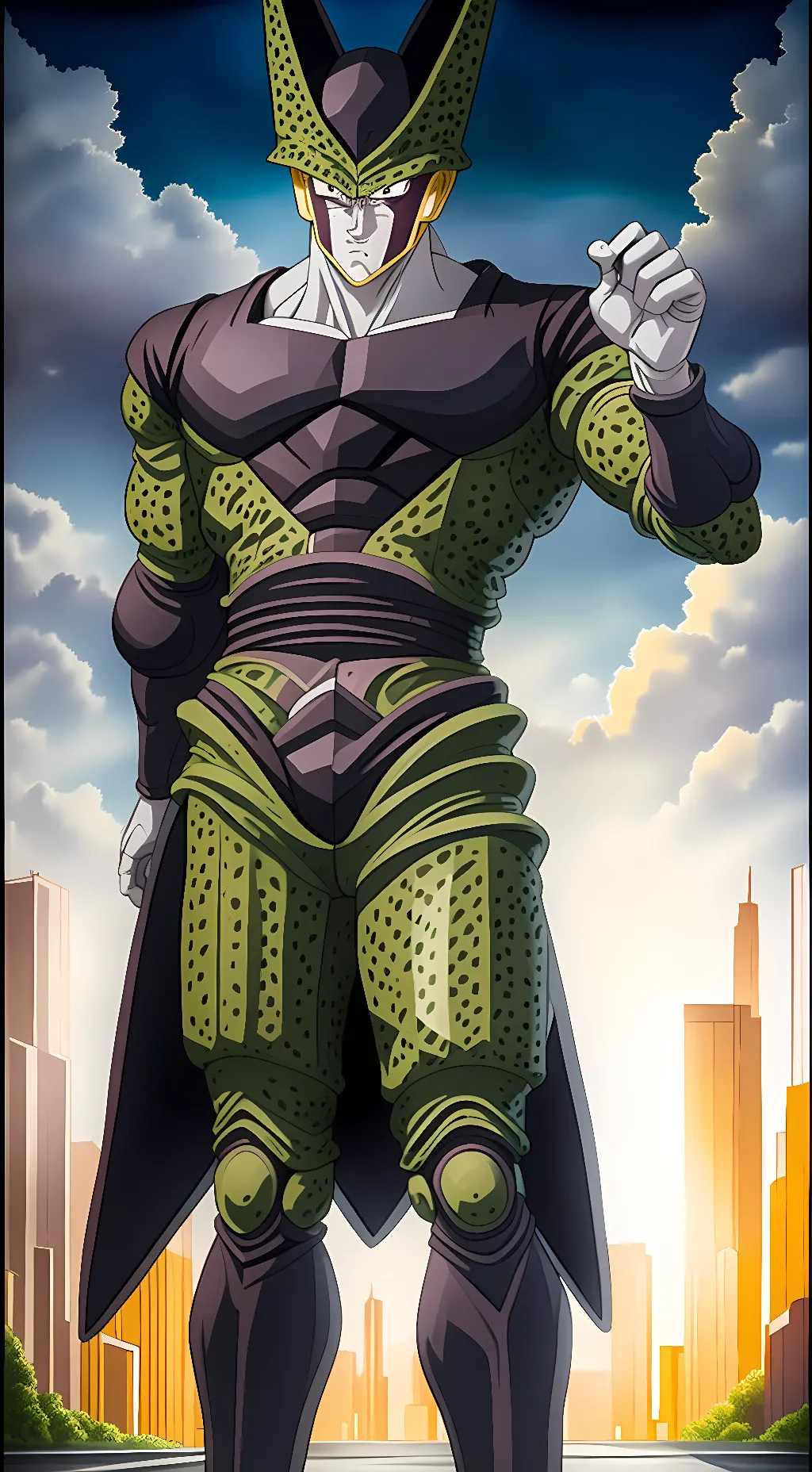ai character: Perfect Cell background