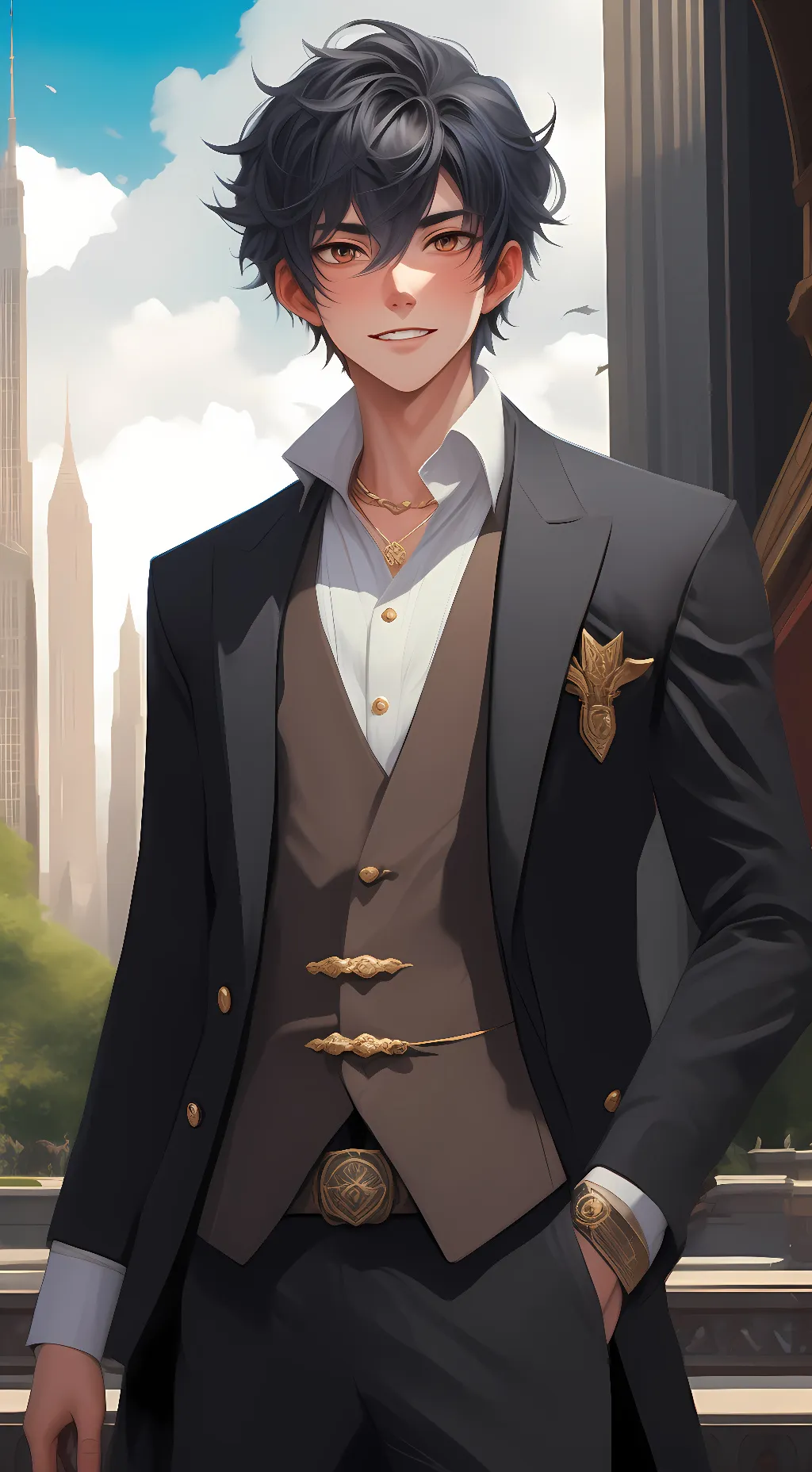 ai character: Luke background