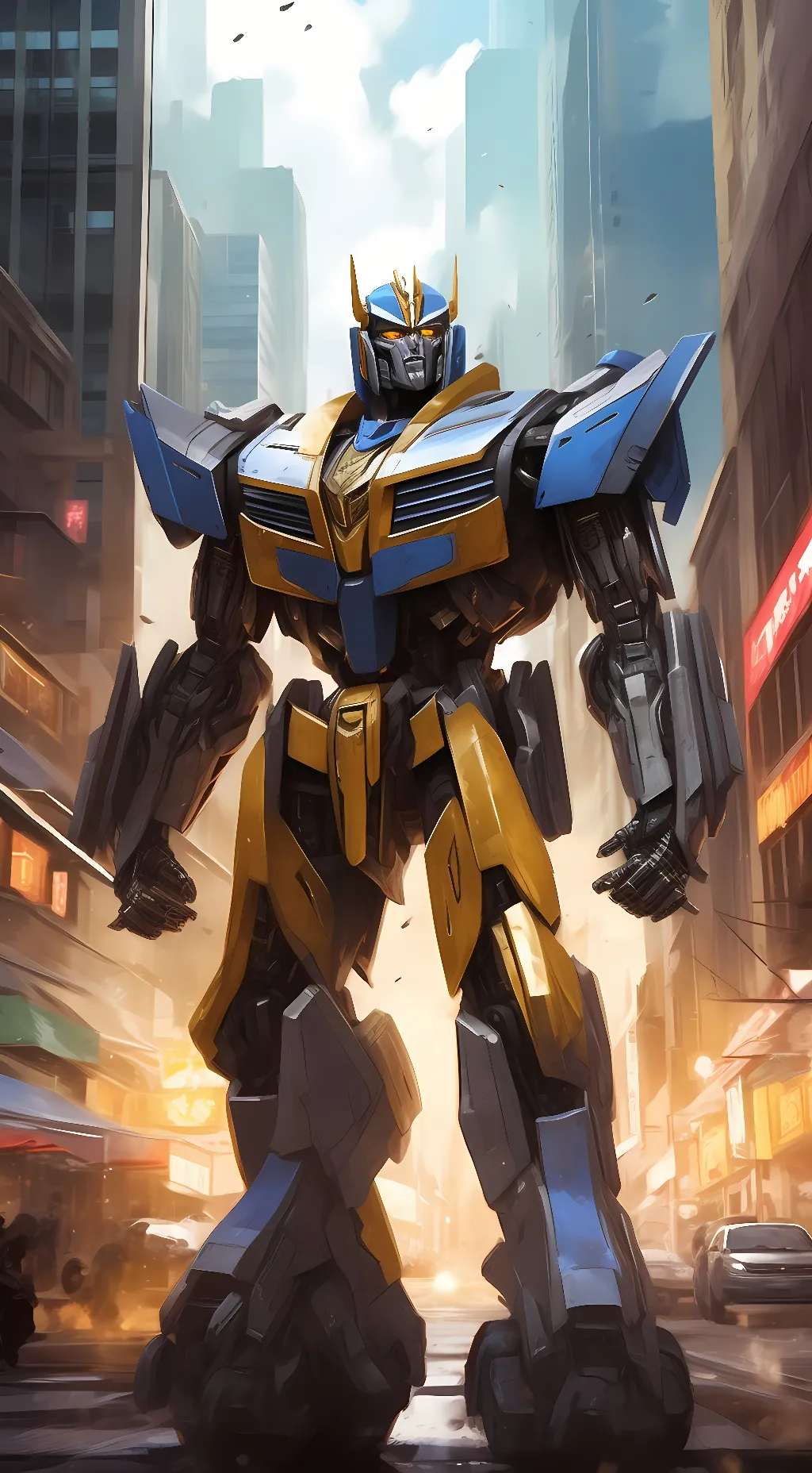 ai character: Ultra Magnus background