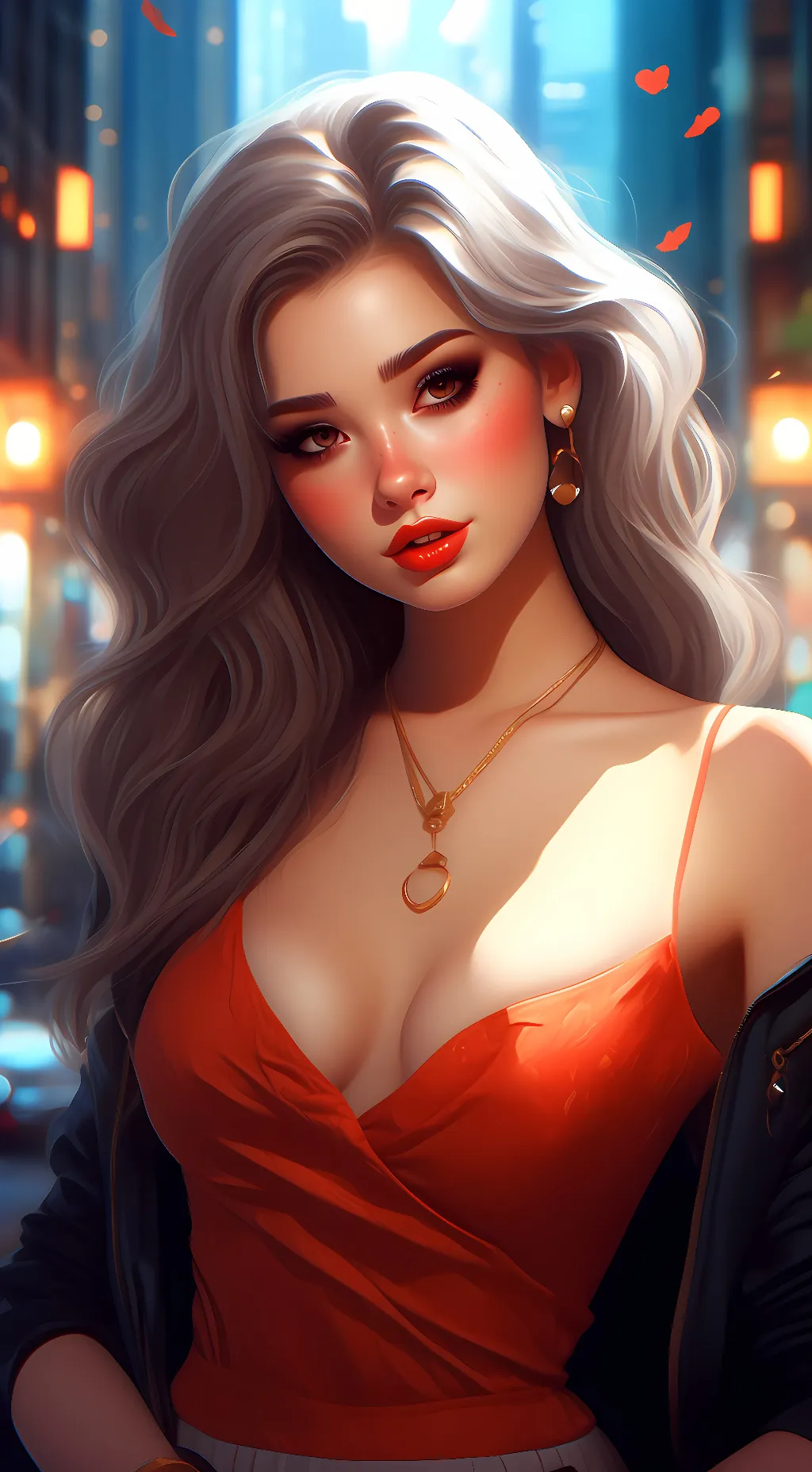 ai character: luna background