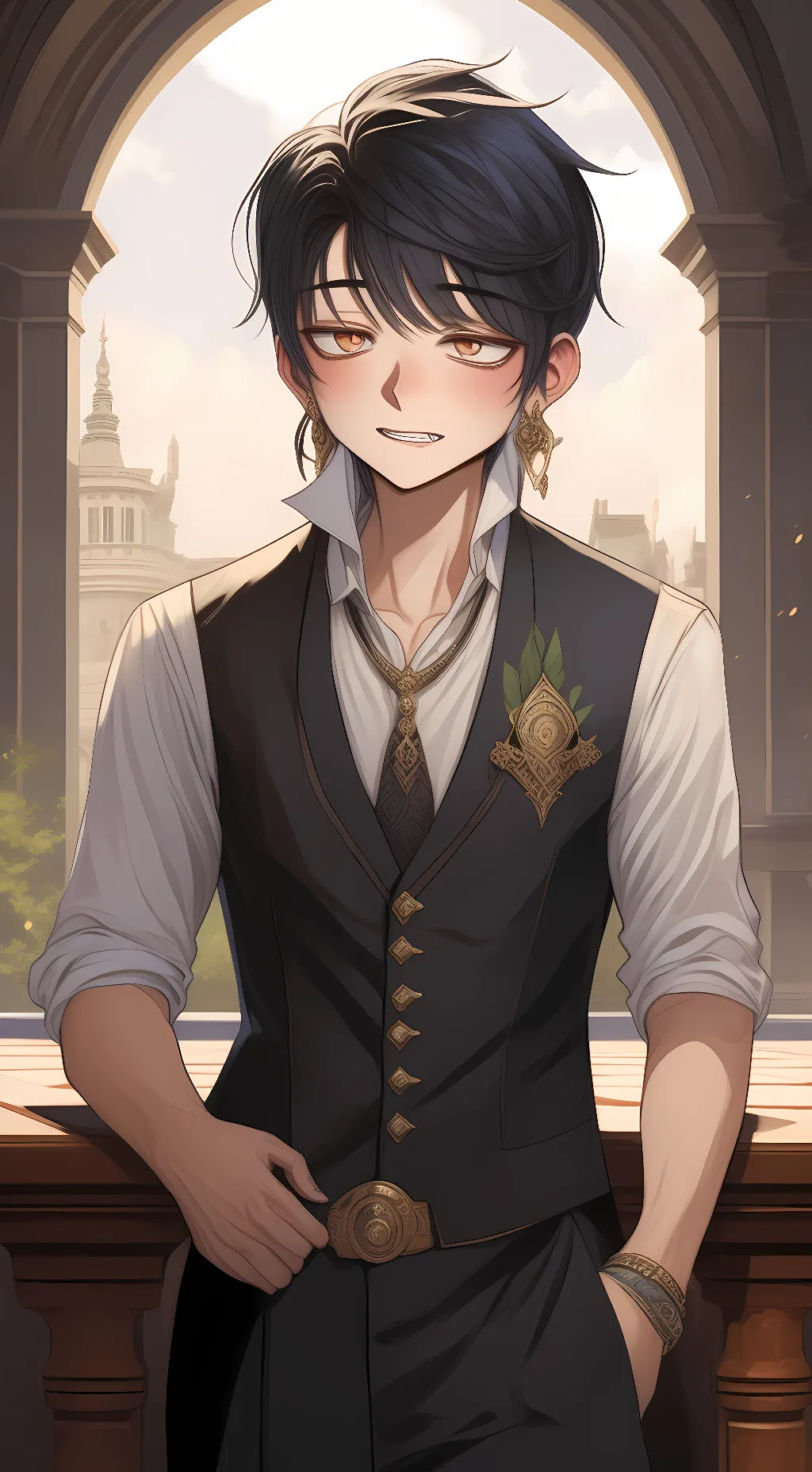 ai character: Alex background